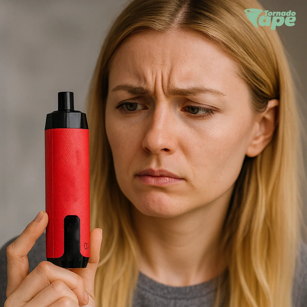 Warum blinkt meine Tornado Vape?