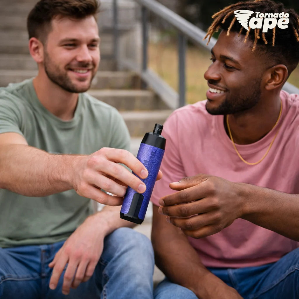 Sollte ich eine RandM Vape mit Freunden teilen?