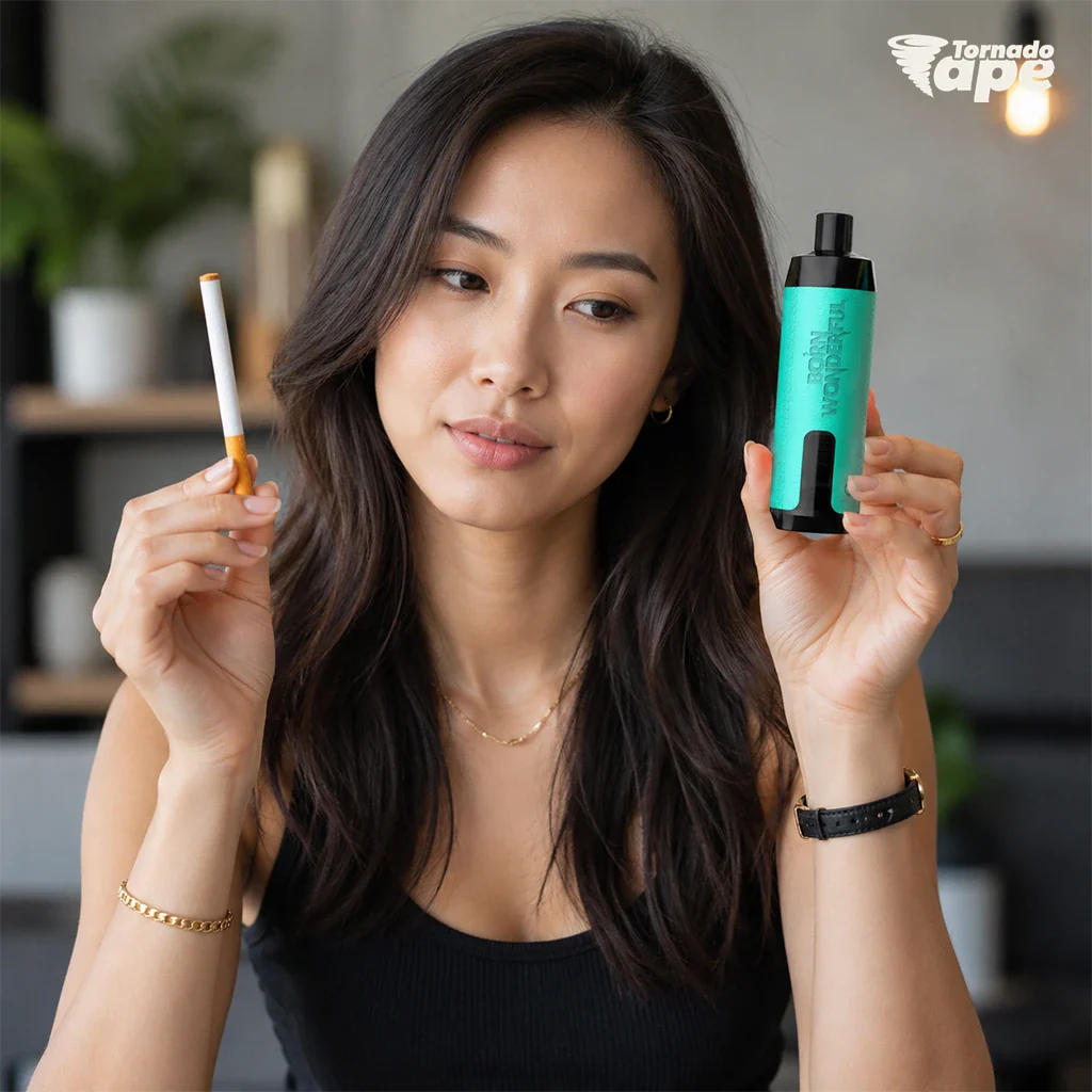 Wie viele Zigaretten stecken in einer Tornado Vape?
