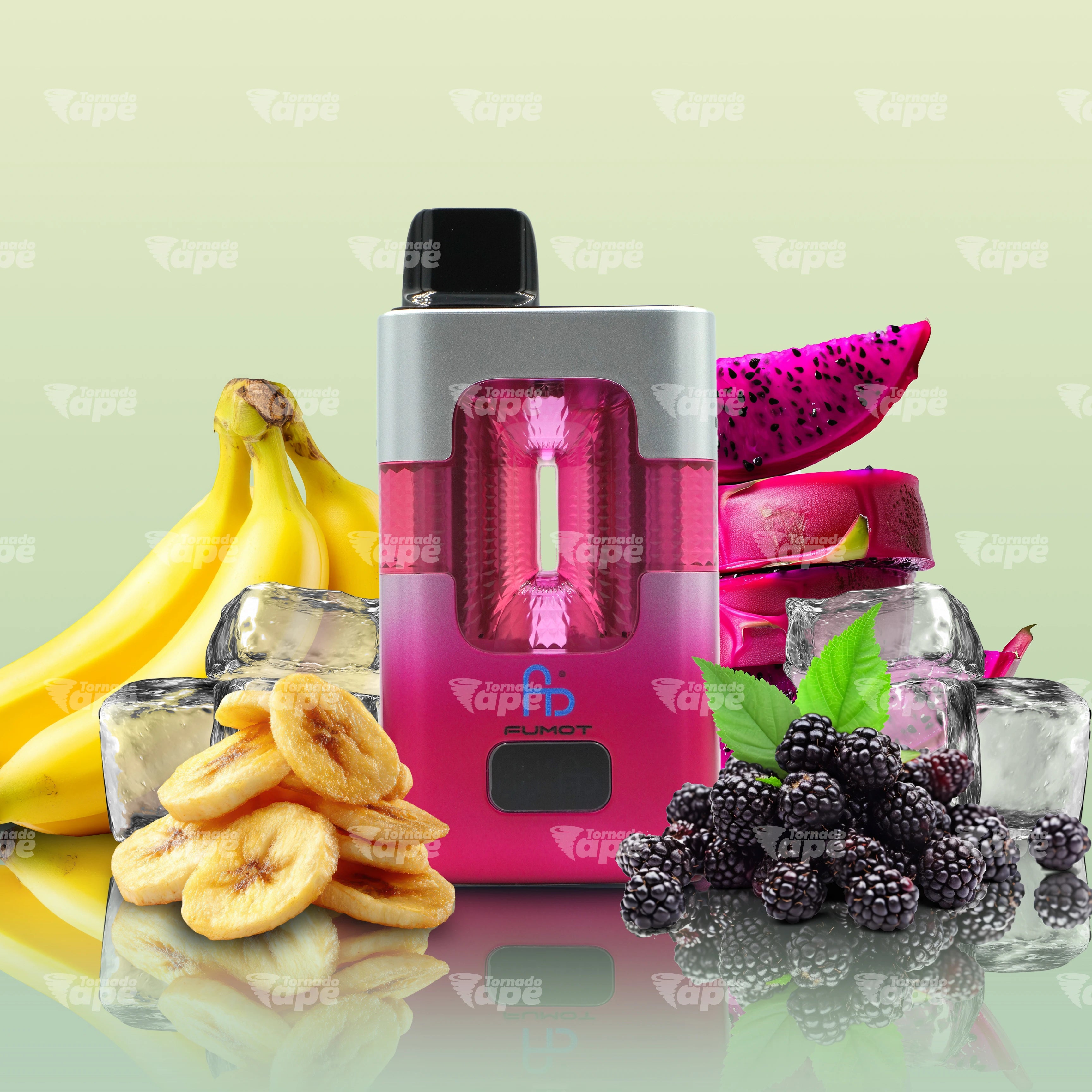 Fumot 50000 Banana Ice Black Dragon Ice Vape mit Banane und kühlem Black Dragon Ice Geschmack