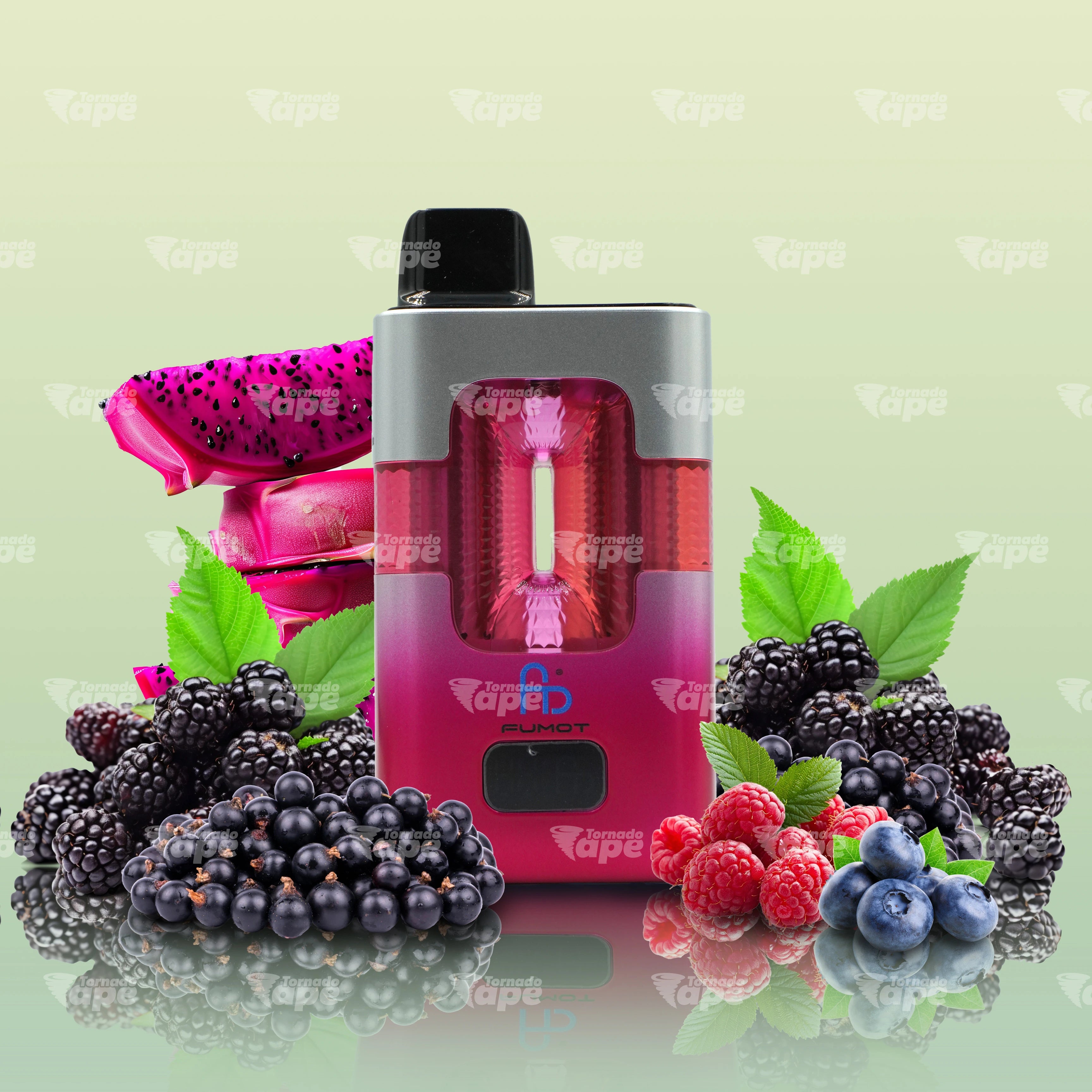 Fumot 50000 Black Mamba Mr Blue Vape mit dunklem Beerenmix und intensiv frischem Geschmack