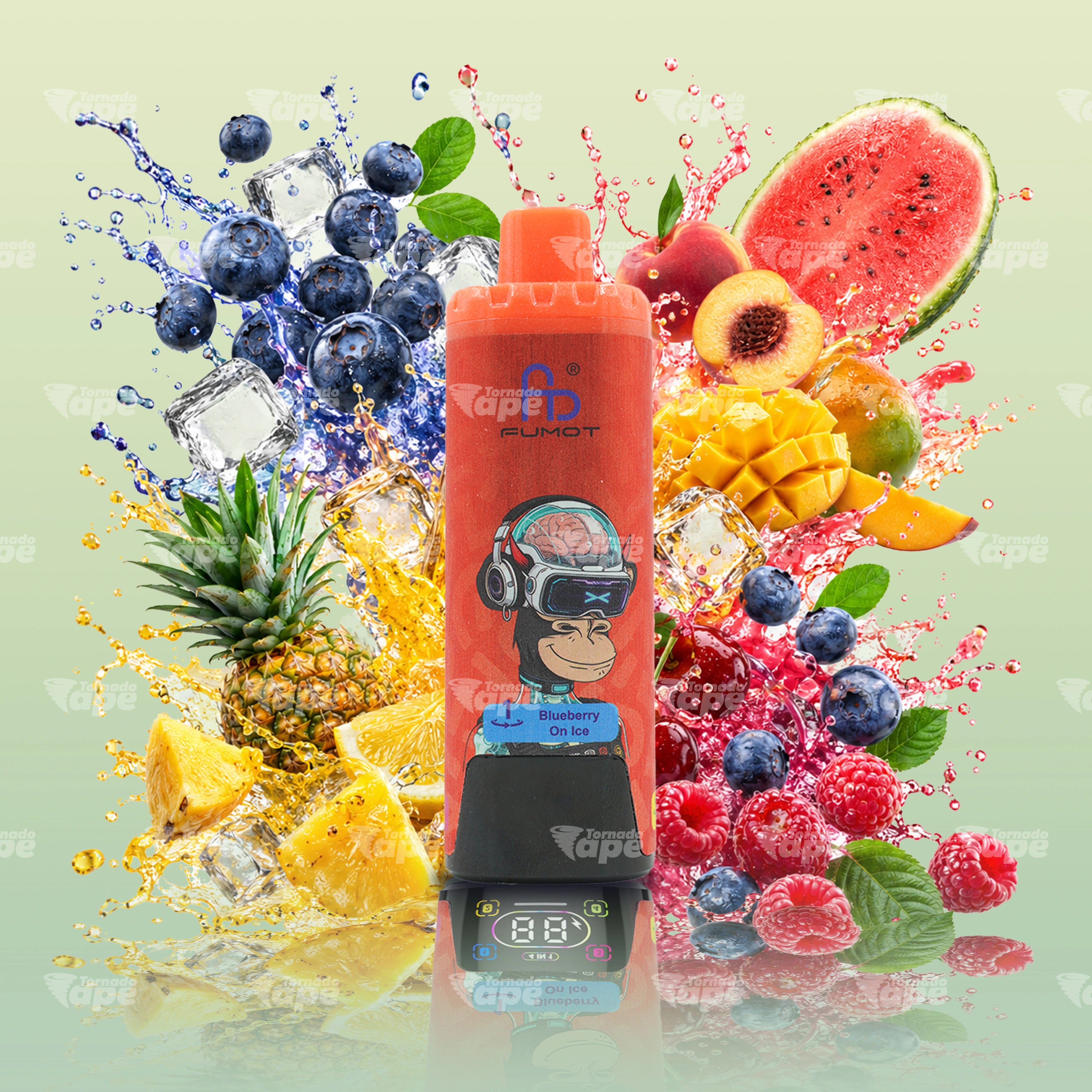 Eco 4in1 80K - Blueberry On Ice & Pineapple Lemonade & Peach Mango Watermelon & Blue Razz Cherry
