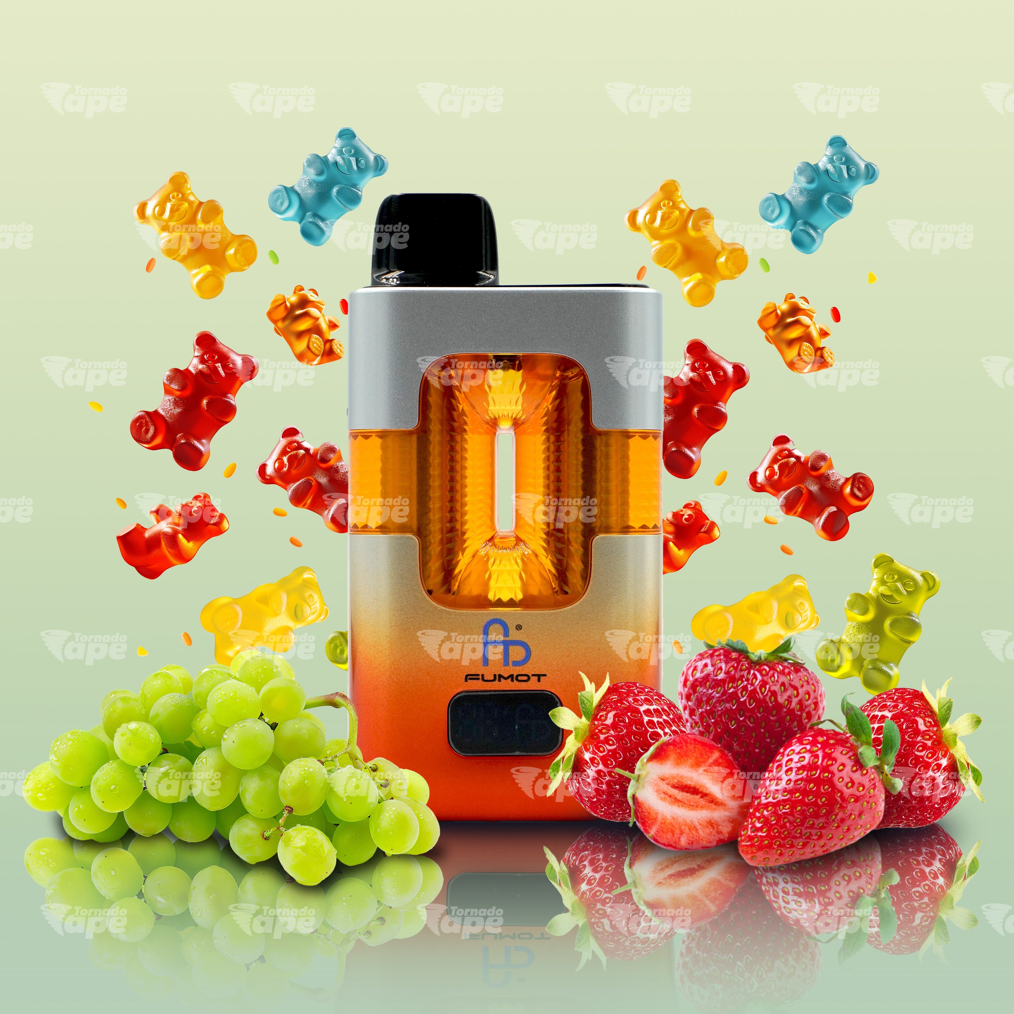 Fumot Vape 50000 Grape Gummy Bear Strawberry Gummy Bear mit Trauben Erdbeer und Fruchtgummi Geschmack