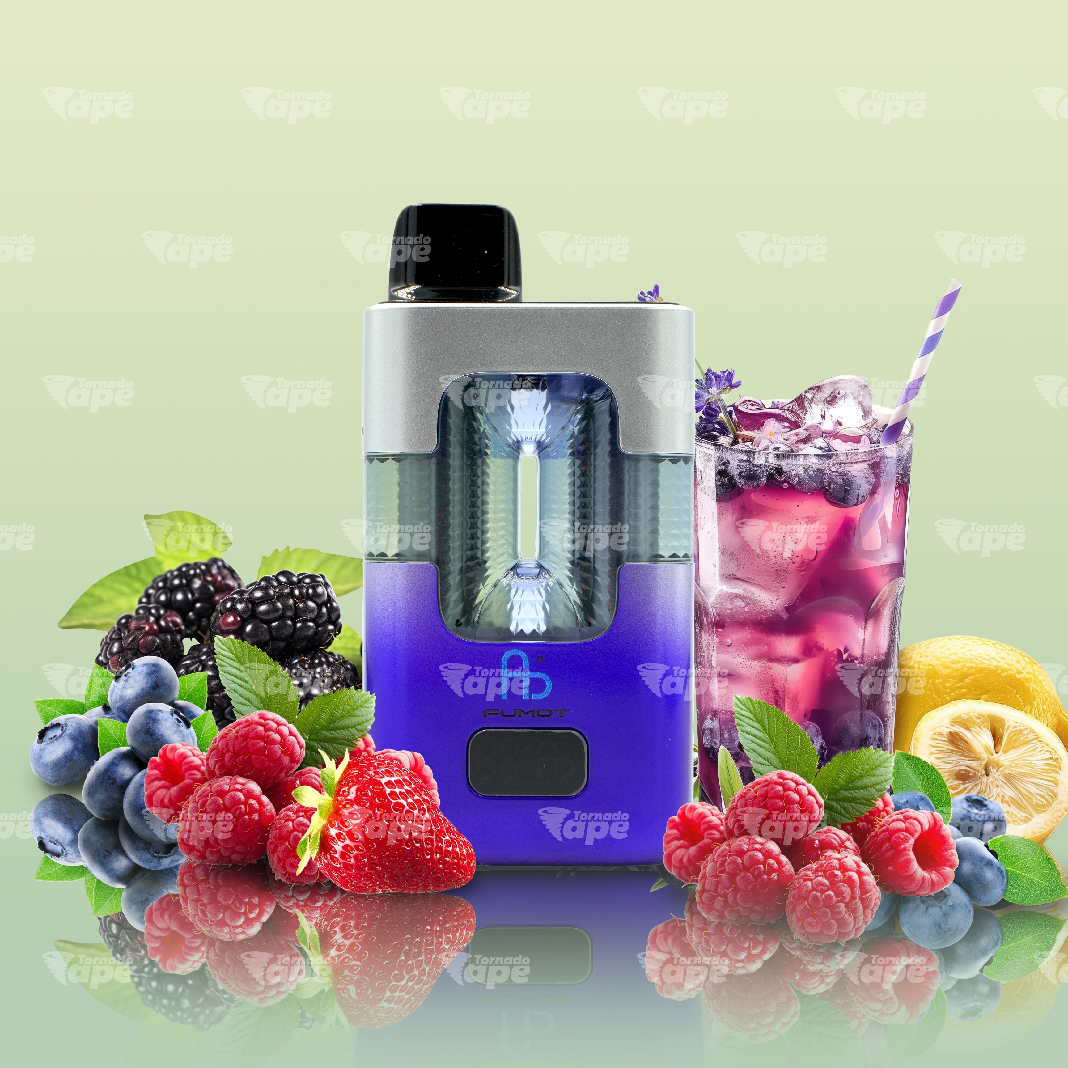 Fumot Vape 50000 Mixed Berries Blue Razz Lemonade mit Beeren Blue Razz und Lemonade Geschmack
