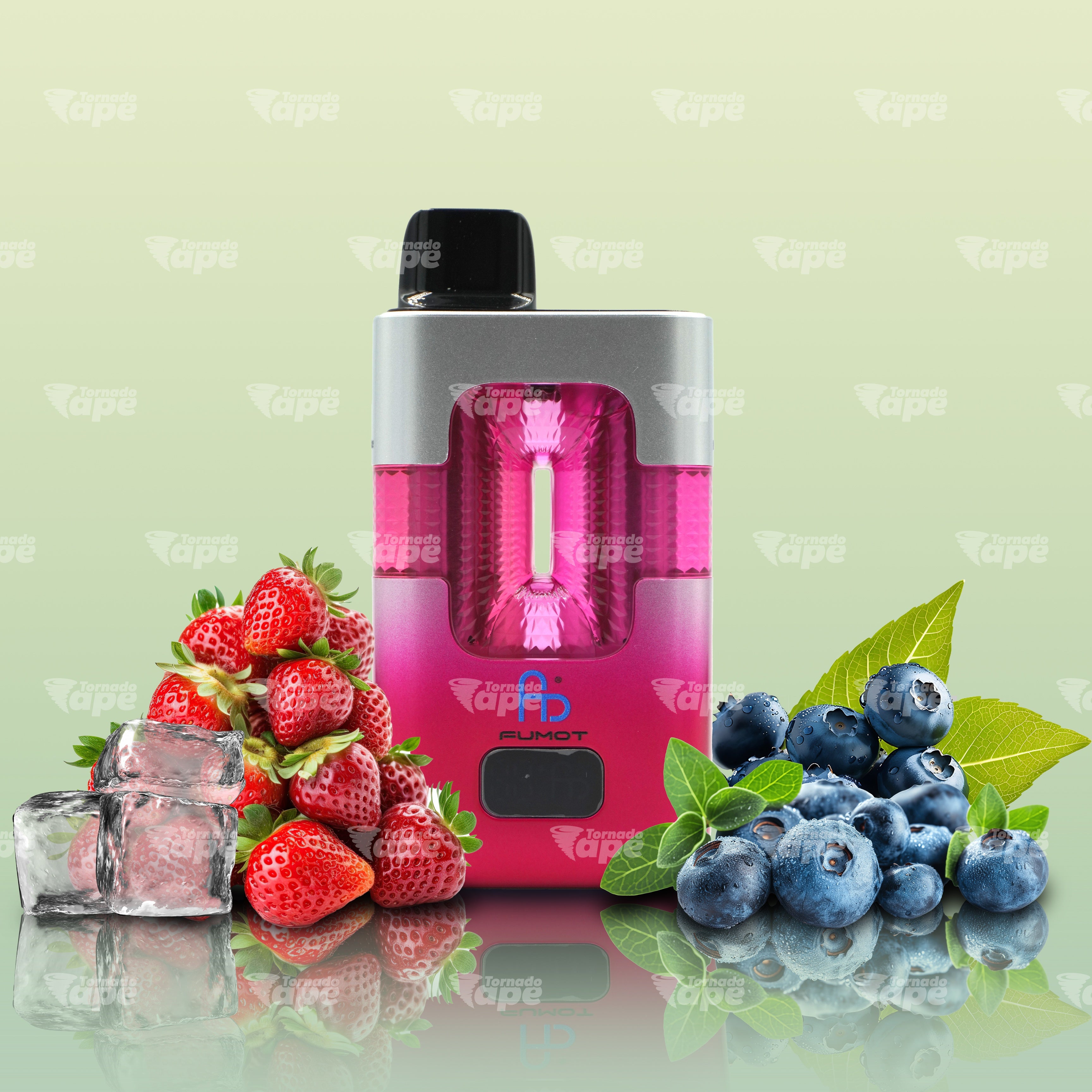 Fumot Vape 50000 Strawberry Ice Huckleberry mit Erdbeere Huckleberry und kühlem Ice Aroma