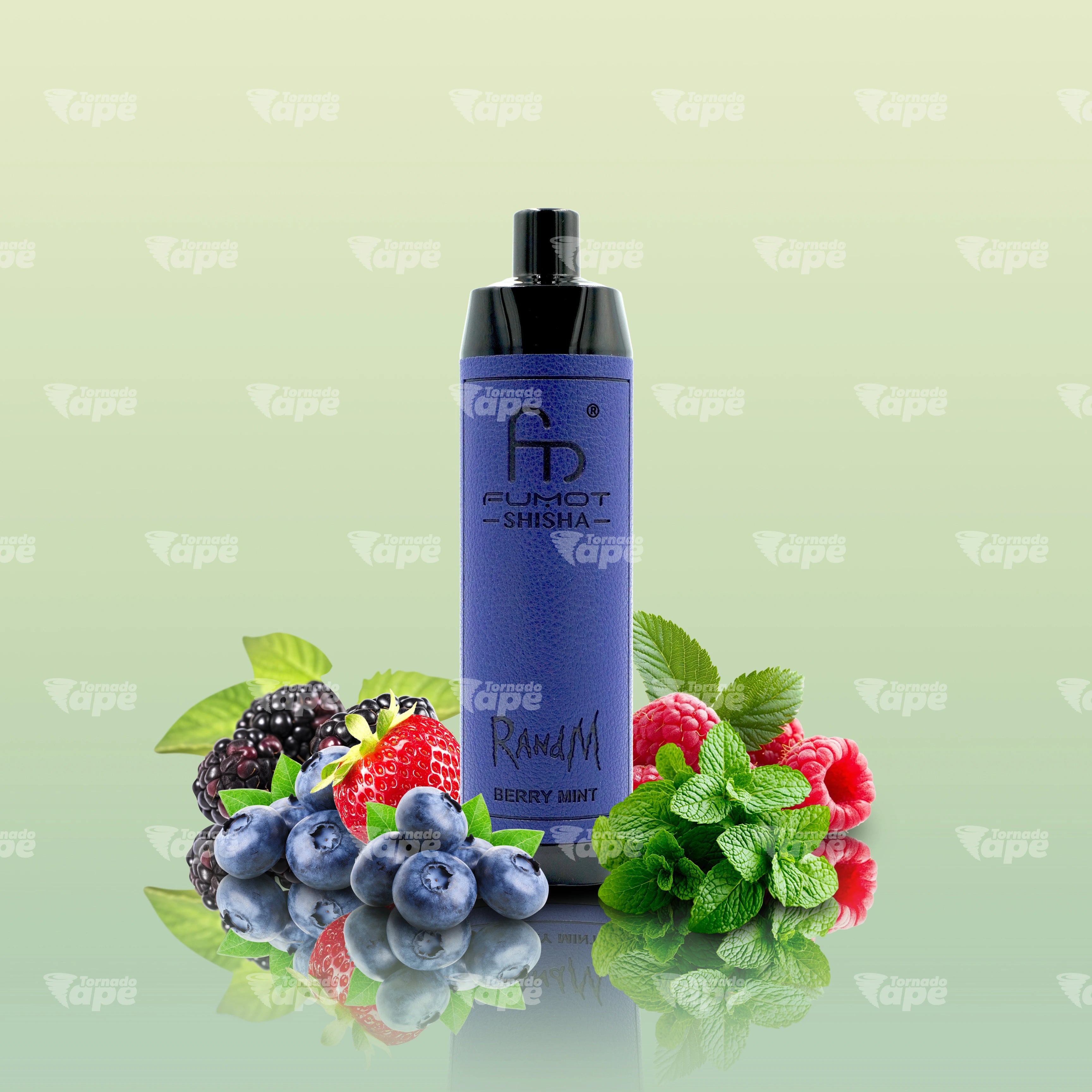 RandM Tornado 10000 Berry Mint Vape mit Beerenmix und frischer Minze