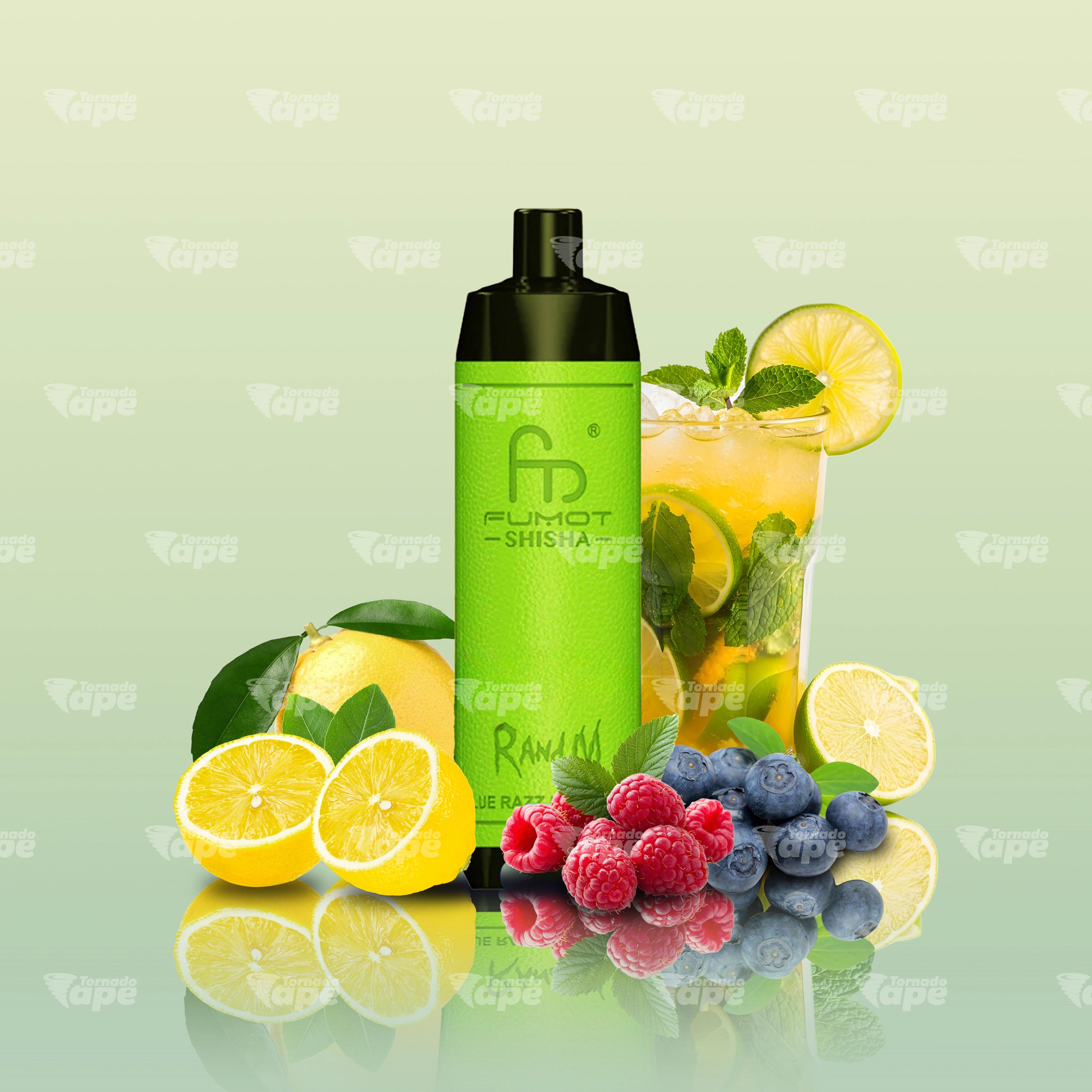 RandM Vape Tornado 10000 Blue Razz Lemonade Einweg E-Zigarette