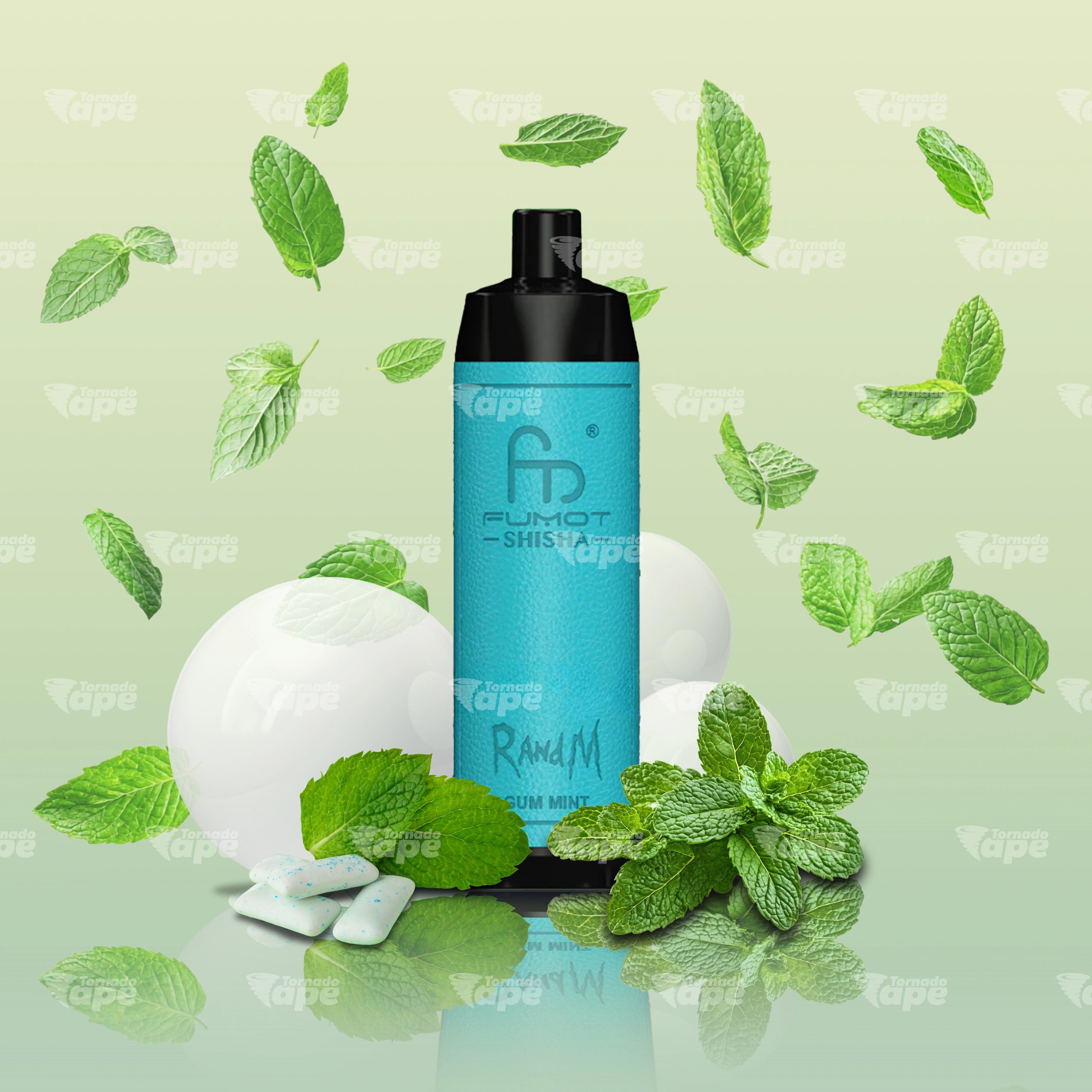 RandM Vape Tornado 10000 Gum Mint Einweg E-Zigarette