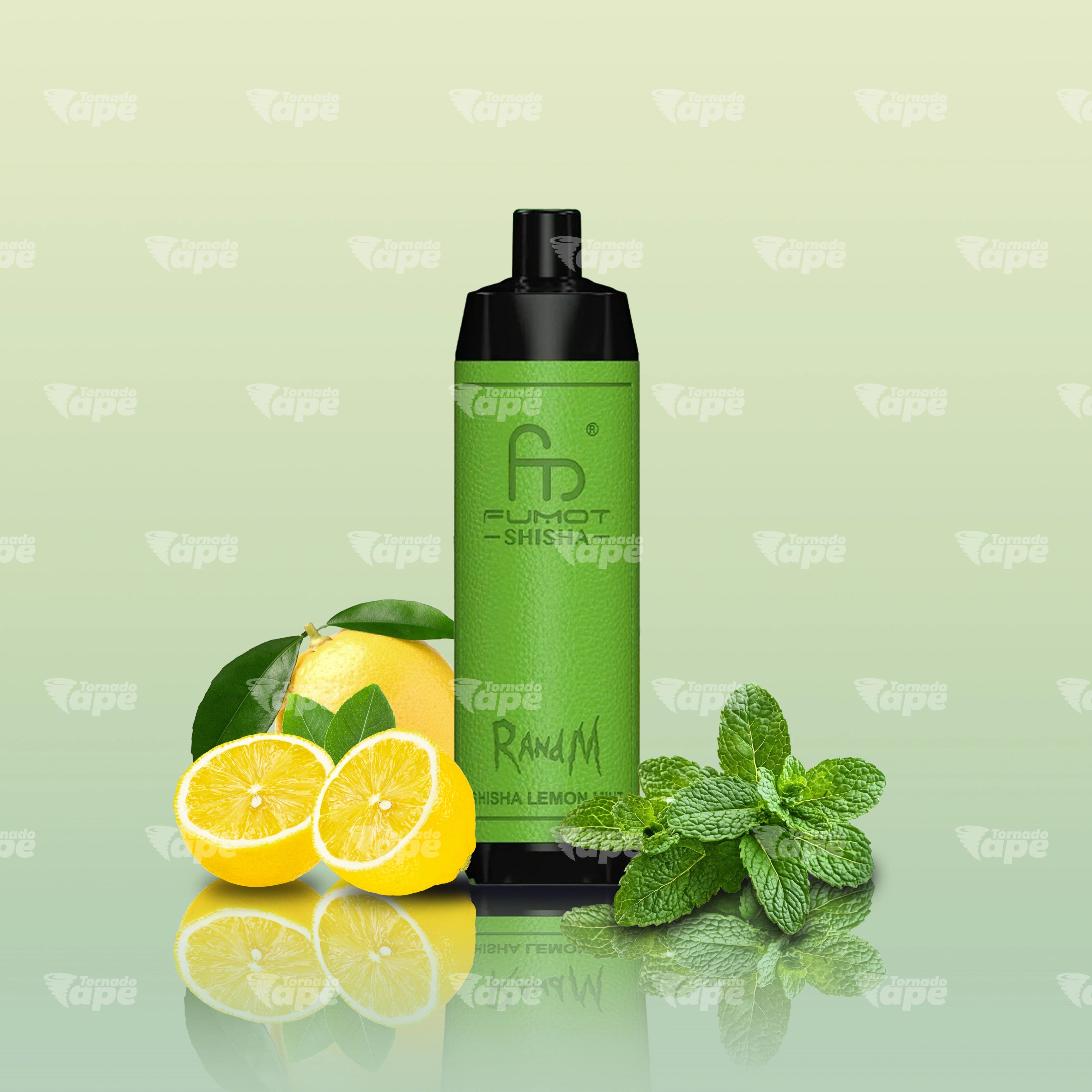 RandM Vape Tornado 10000 Shisha Lemon Mint Einweg E-Zigarette