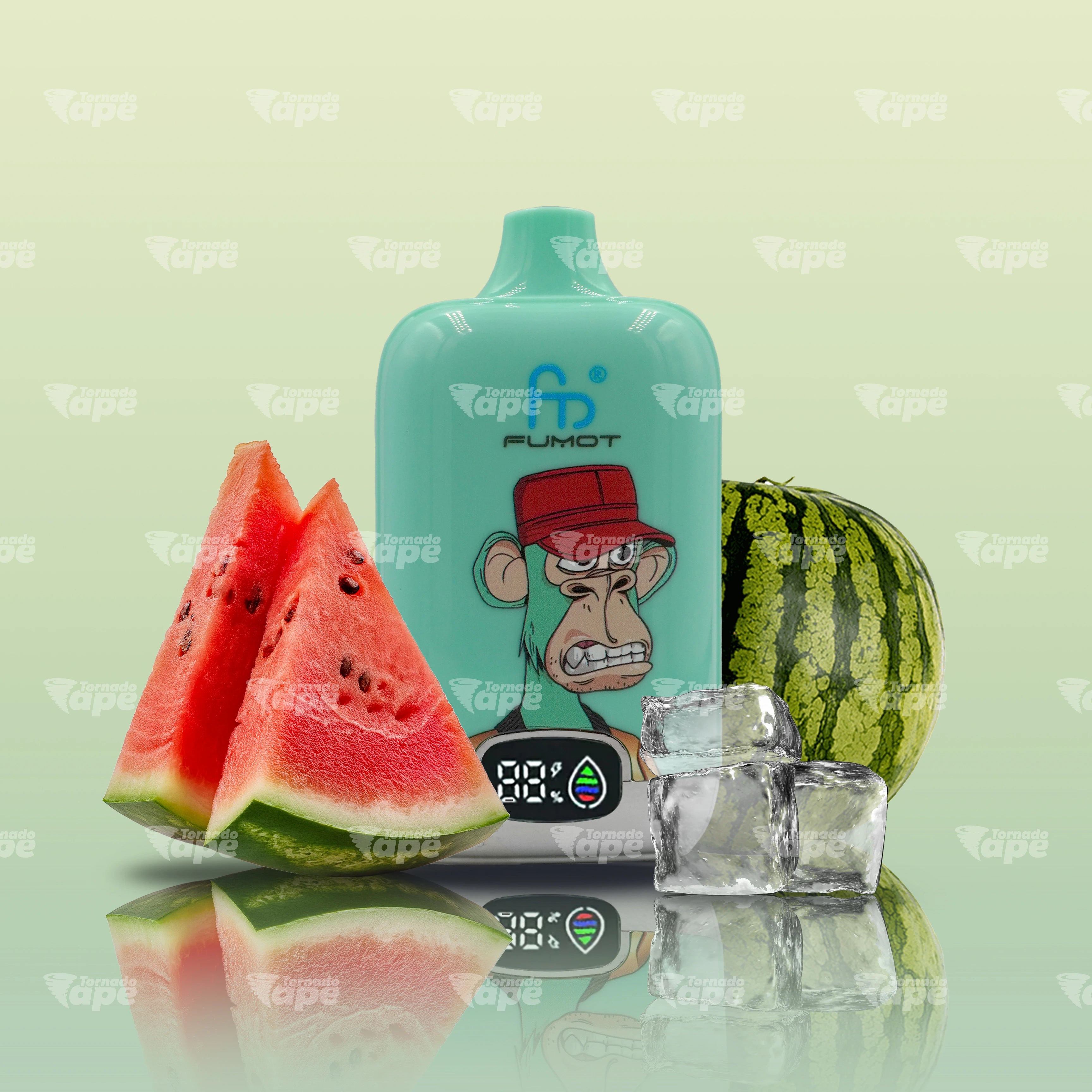 RandM Tornado 12000 Lush Ice Vape mit fruchtigem Wassermelonen und Ice Geschmack