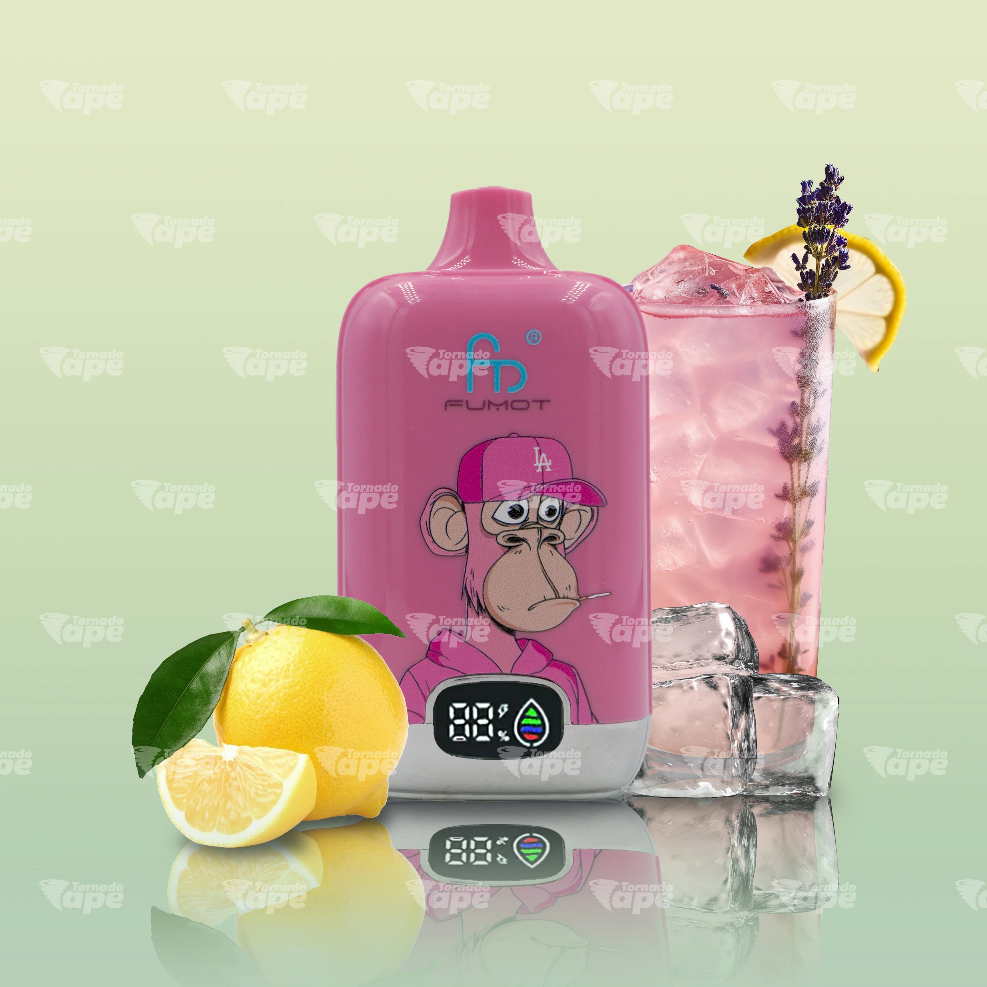 RandM Tornado 12000 Pink Lemonade Vape mit spritzig süßem Limonaden Geschmack
