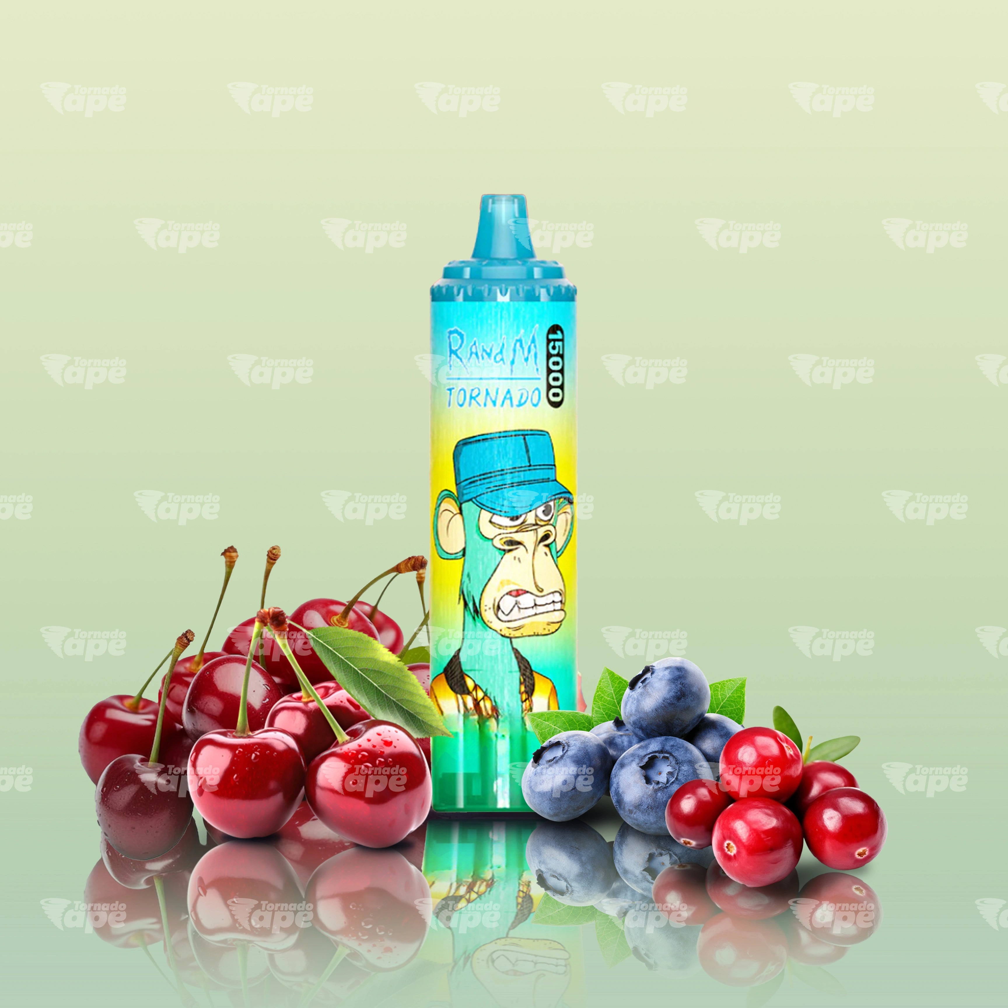RandM Vape Tornado 15000 Blueberry Cherry Cranberry Einweg E-Zigarette