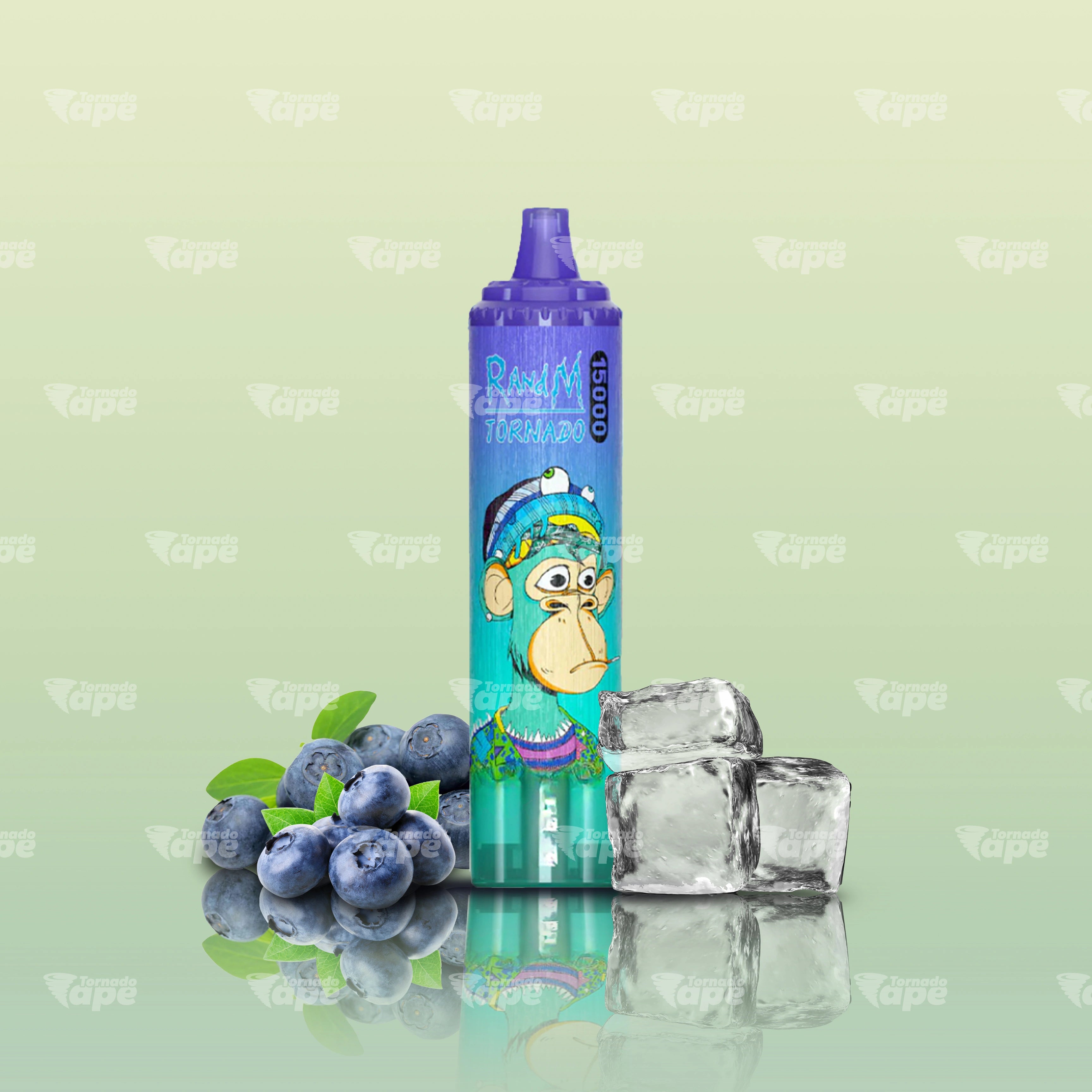 RandM Vape Tornado 15000 Blueberry On Ice Einweg E-Zigarette