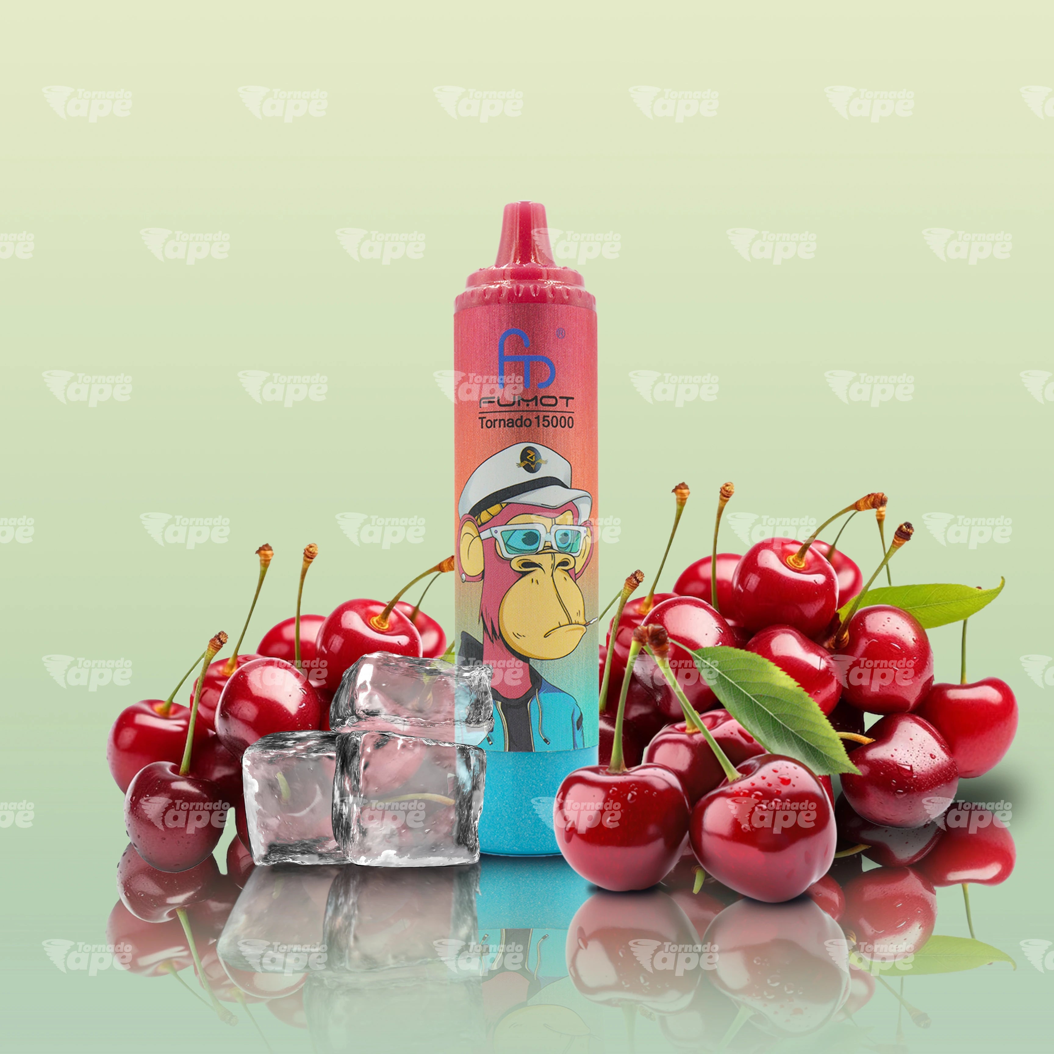 RandM Tornado 15000 Cherry Ice Vape mit Kirsche und kühler Frische