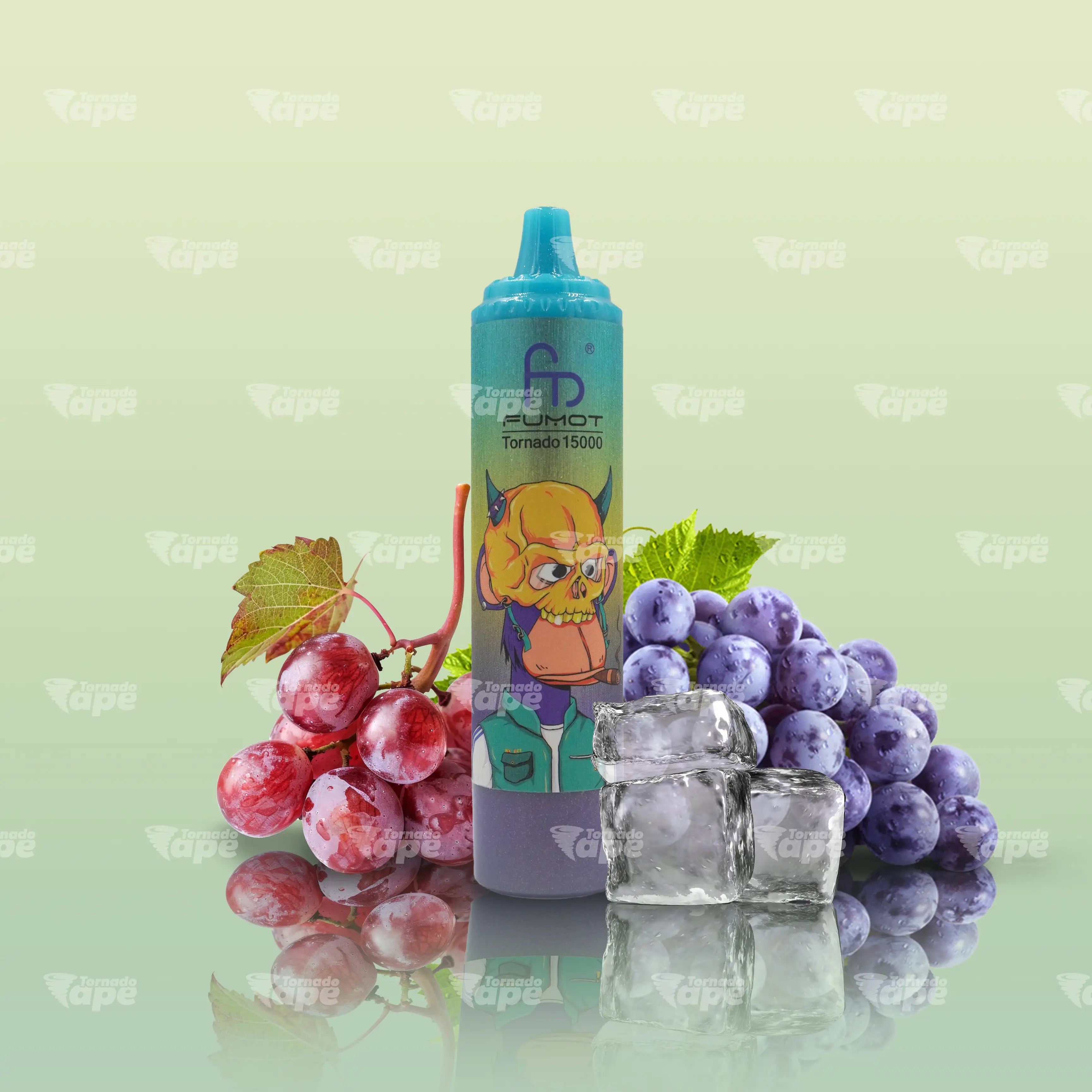 RandM Tornado 15000 Grape Ice Vape mit intensivem Trauben und Ice Geschmack