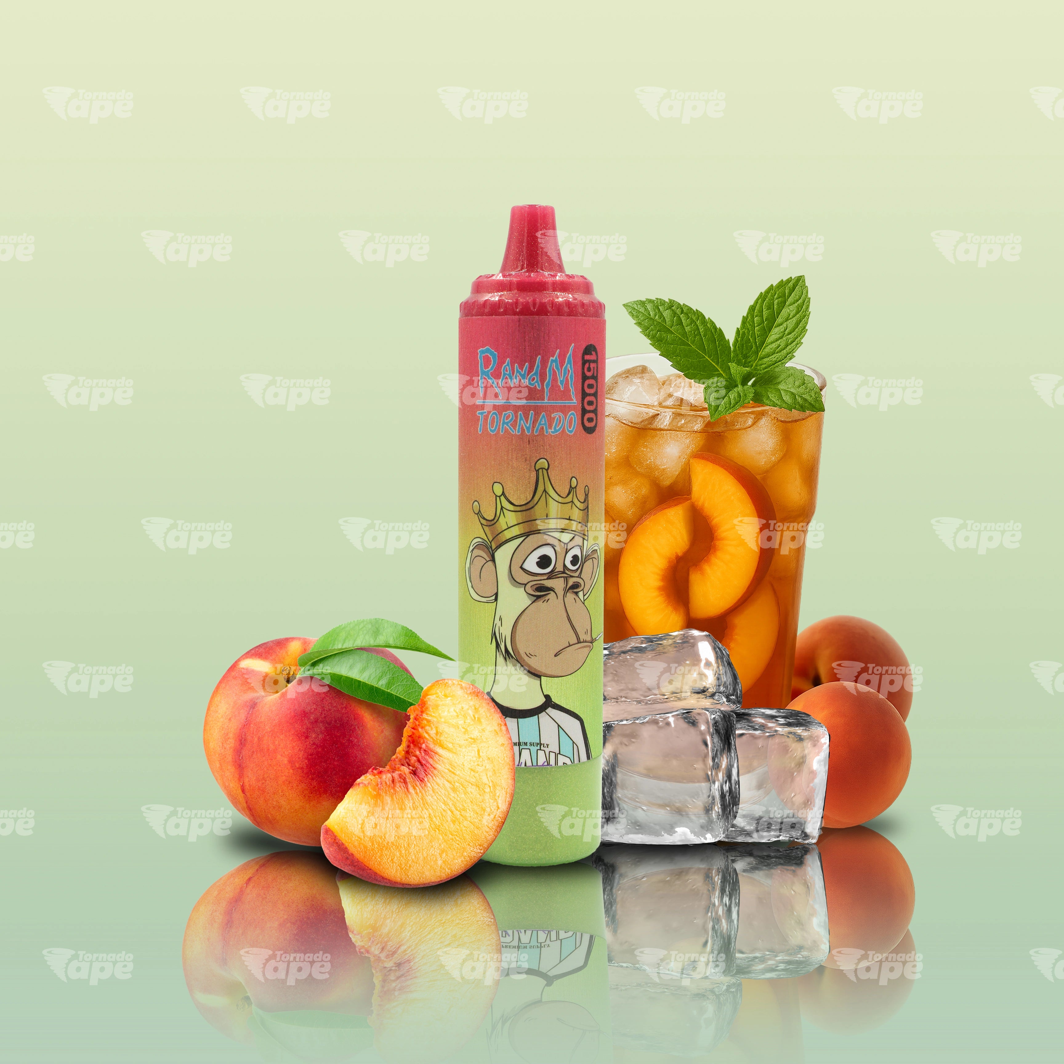 RandM Vape Tornado 15000 Ice Tea Peach Ice Einweg E-Zigarette