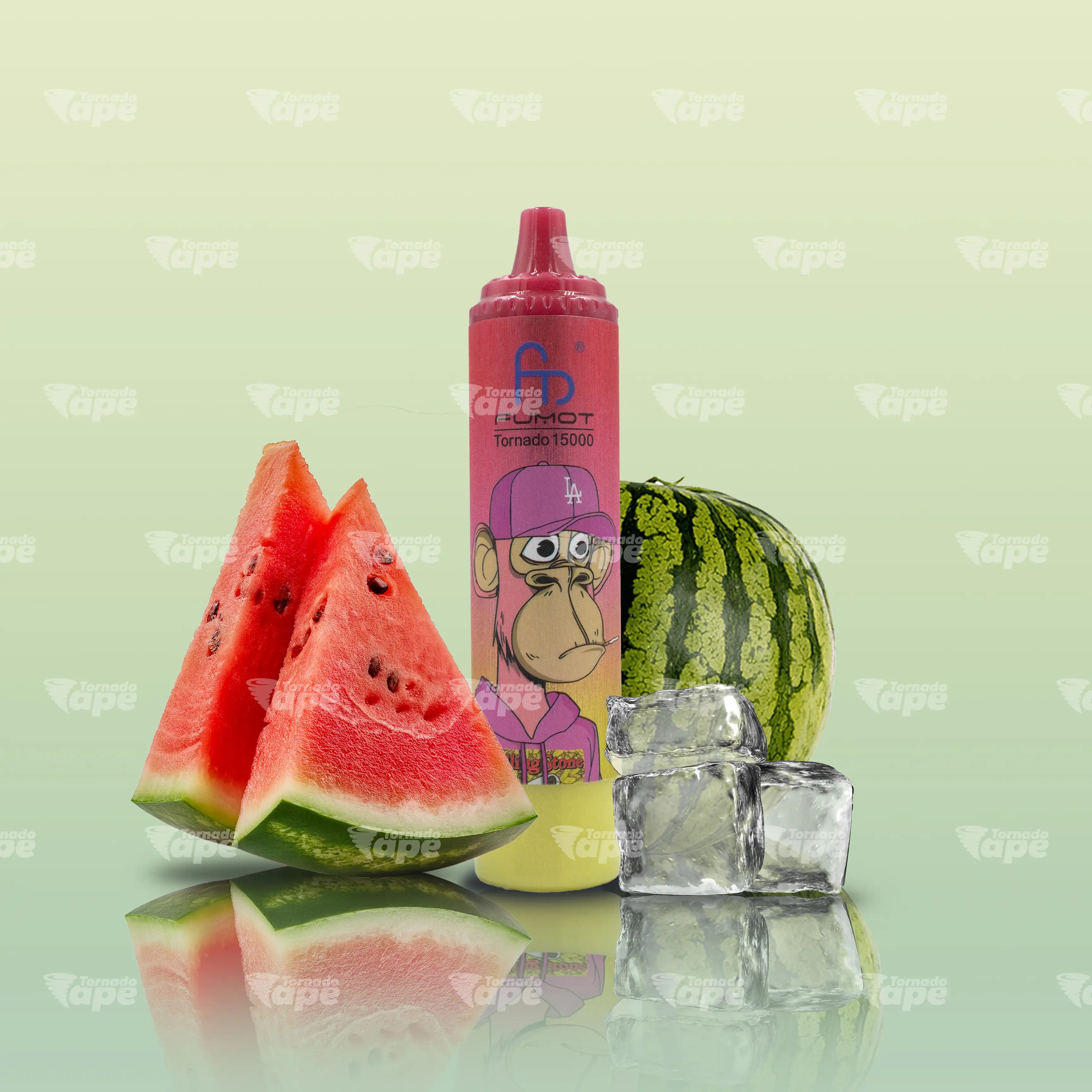 RandM Tornado 15000 Lush Ice Vape mit kühlem Wassermelonen Aromen