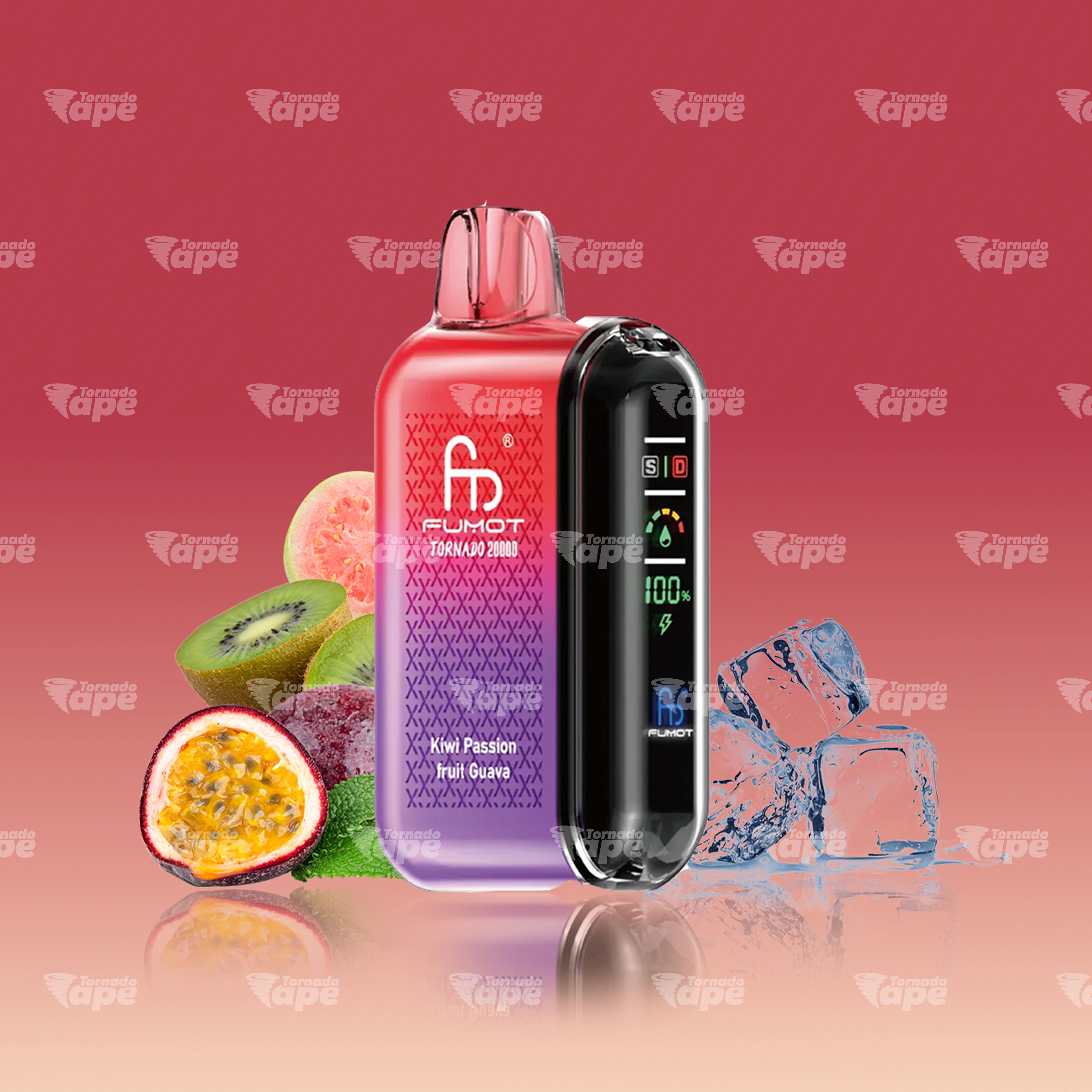 RandM Vape Tornado 20000 Kiwi Passionfruit Guava Einweg E-Zigarette