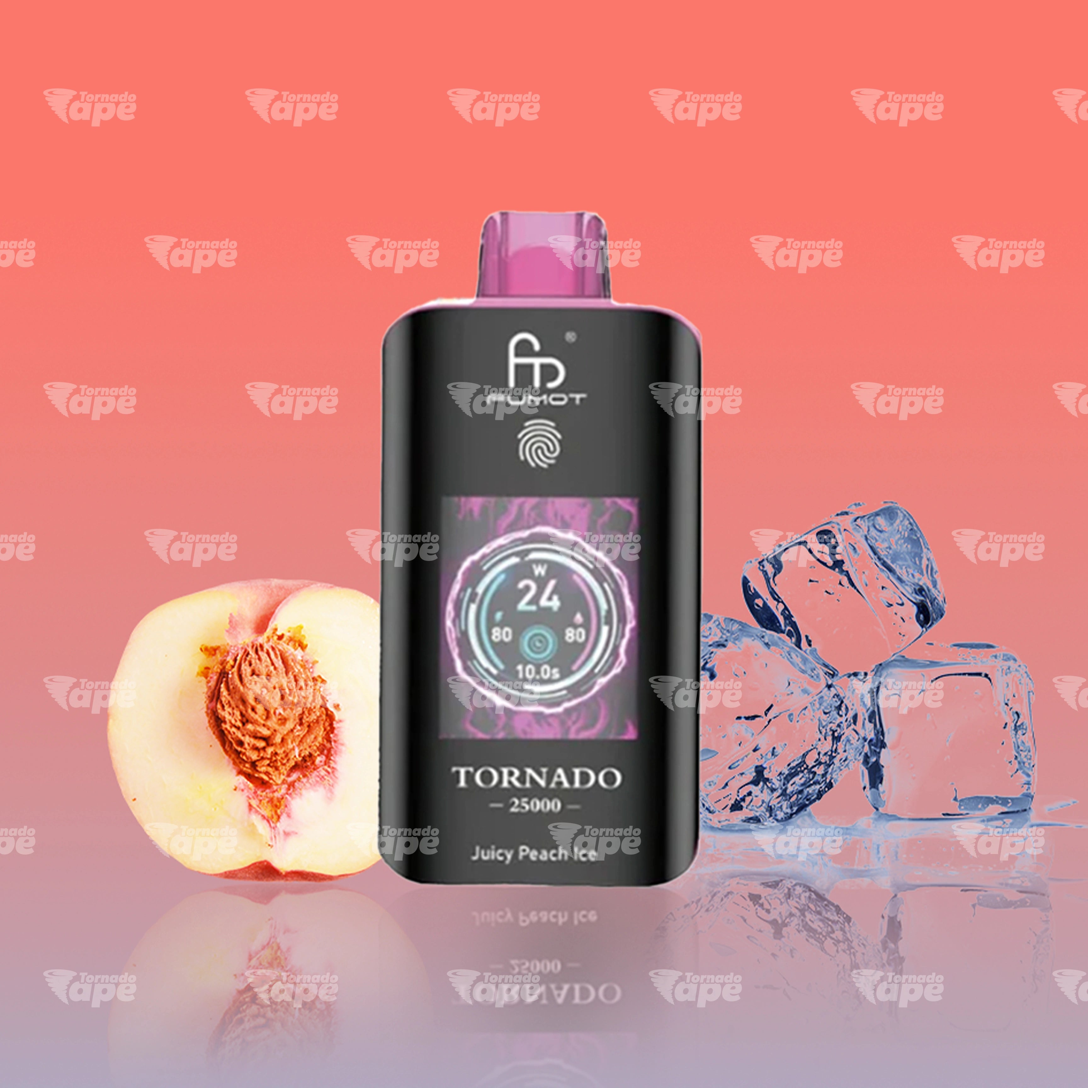 RandM Vape Tornado 25000 Juicy Peach Ice Einweg E-Zigarette