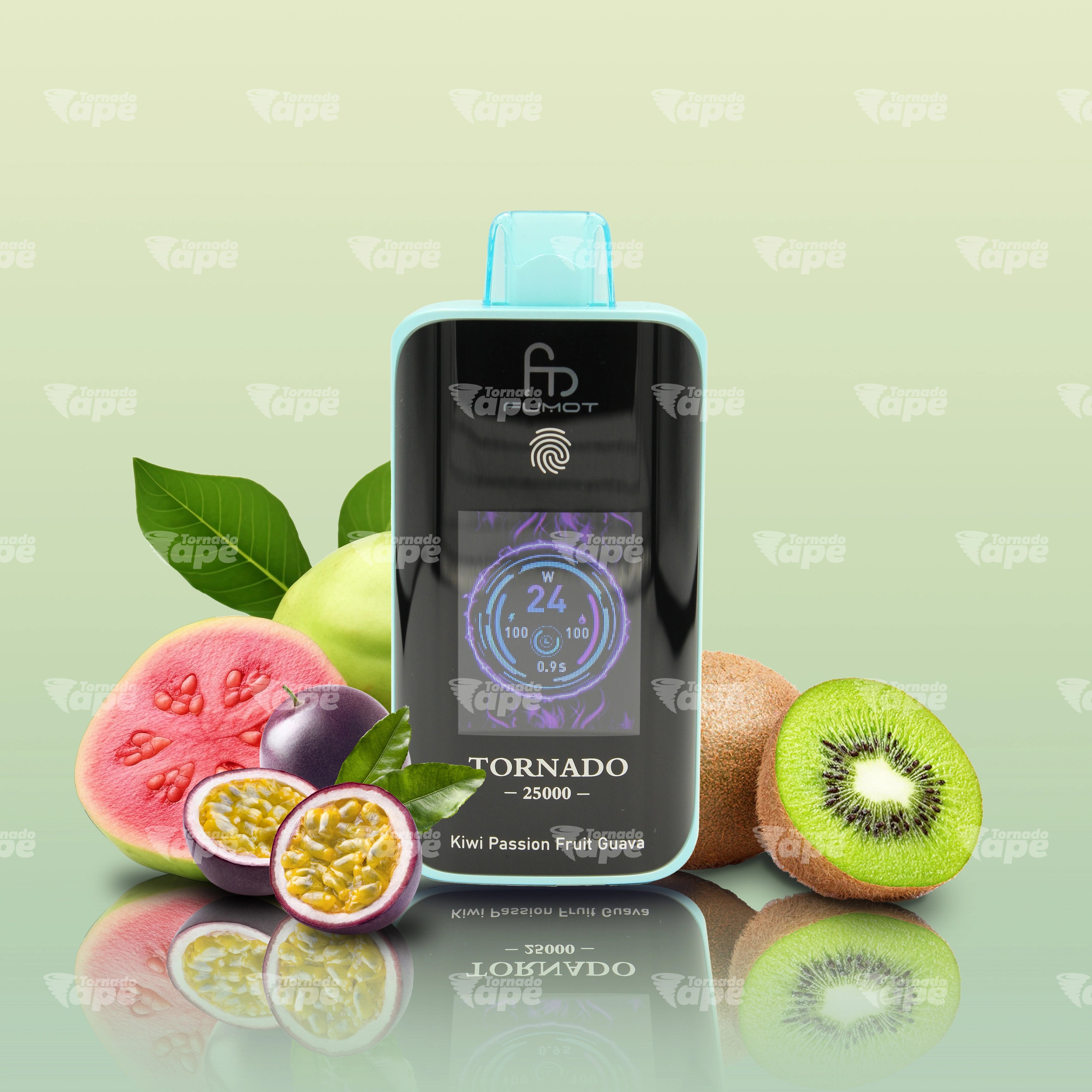 RandM Vape Tornado 25000 Kiwi Passion Fruit Guava Einweg E-Zigarette