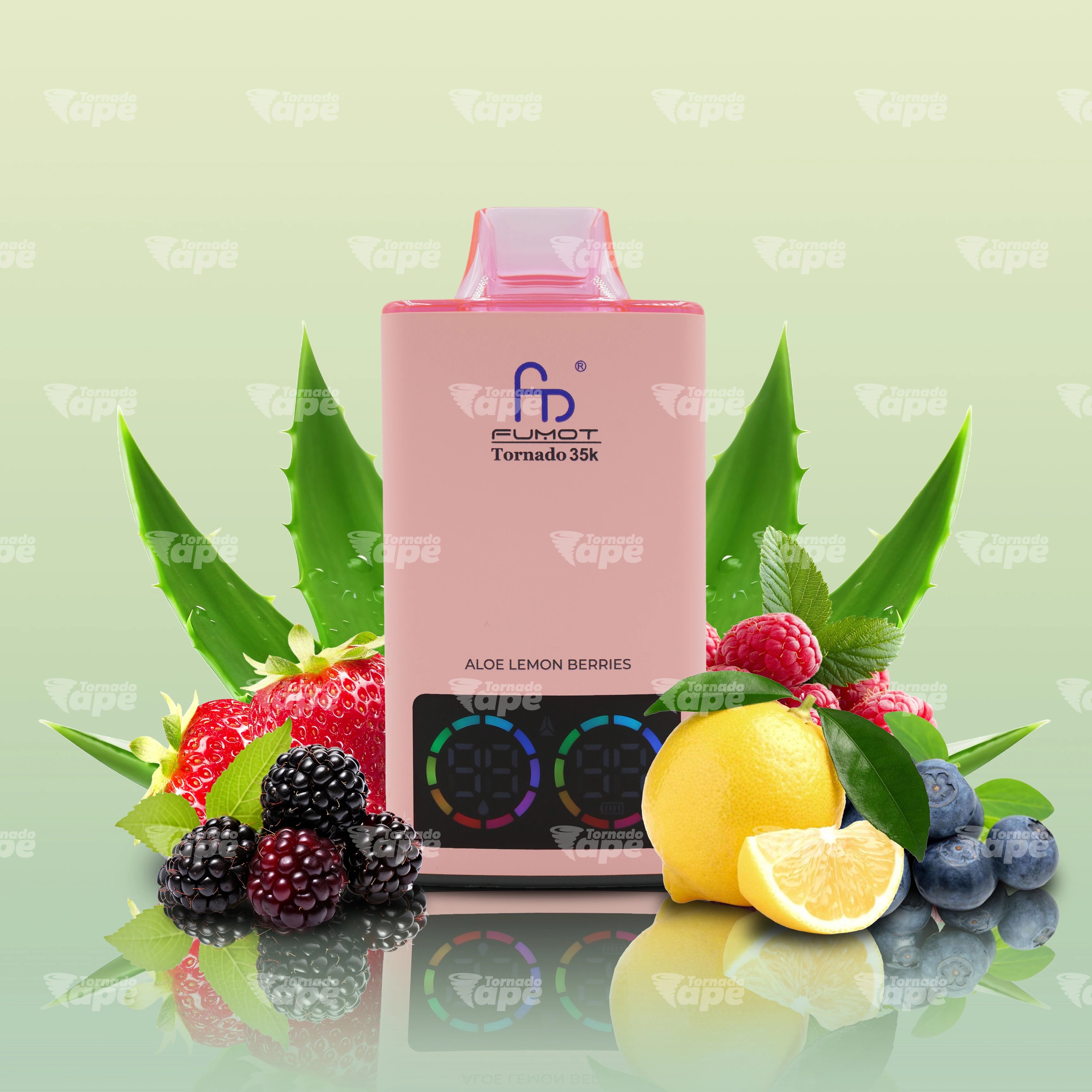 RandM Tornado 35000 Aloe Lemon Berries Vape mit Aloe Vera Zitrone und Beeren Geschmack