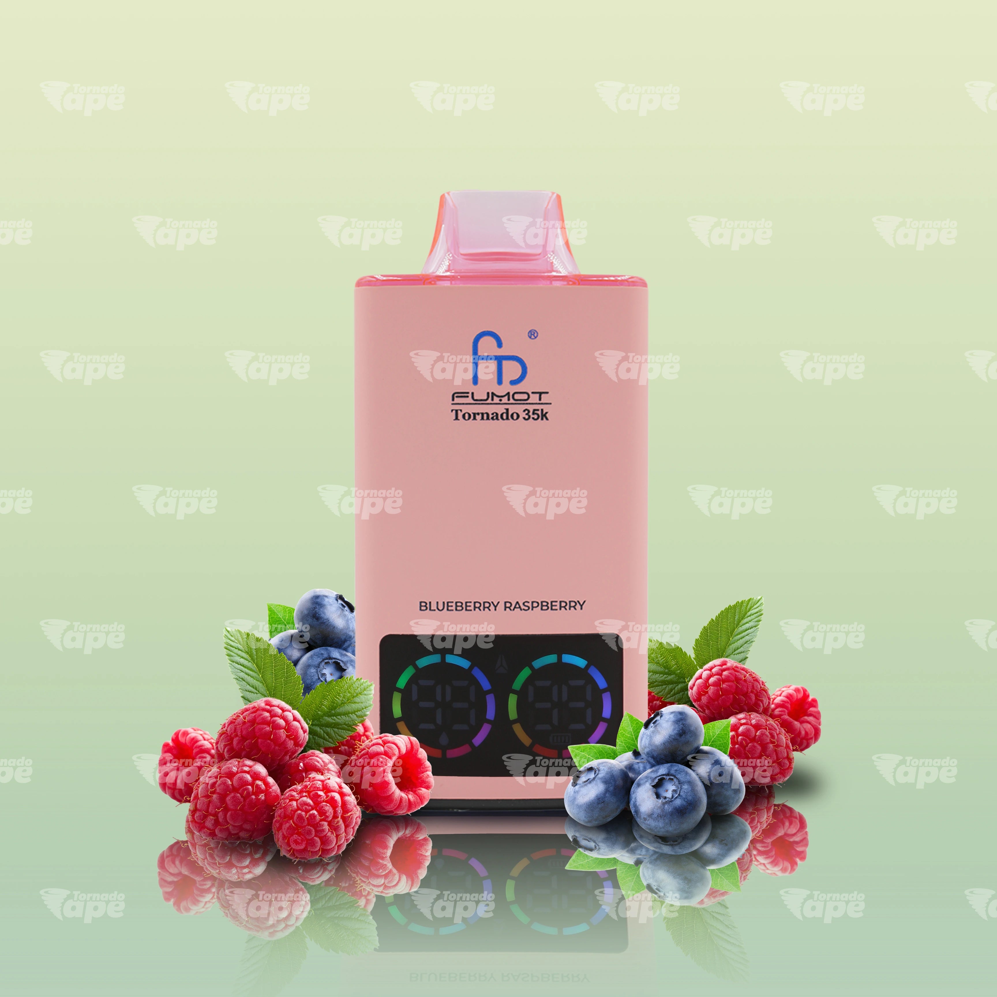 RandM Tornado 35000 Blueberry Raspberry Vape mit Blaubeere und Himbeere Geschmack