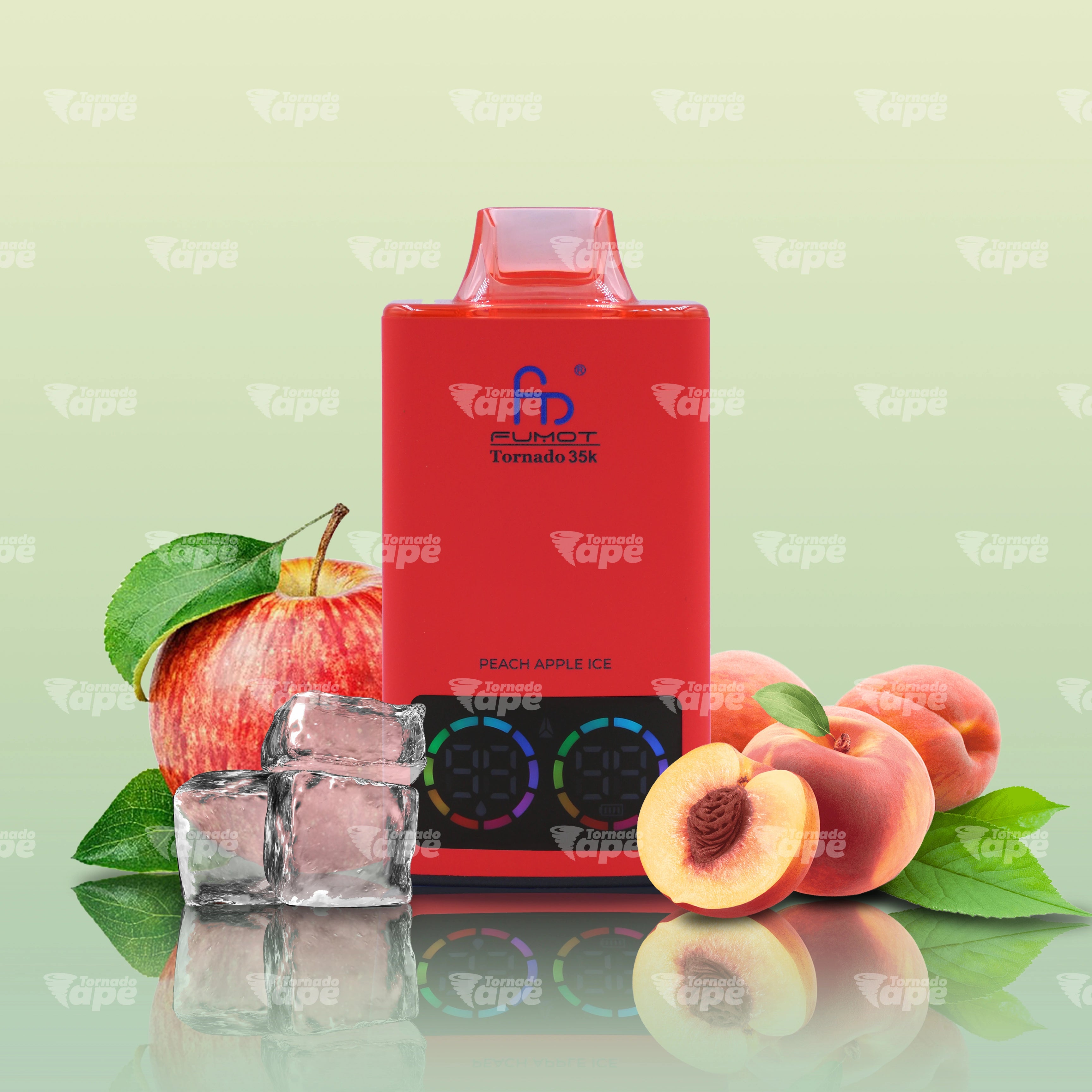 RandM Vape Tornado 35000 Peach Apple Ice Einweg E-Zigarette