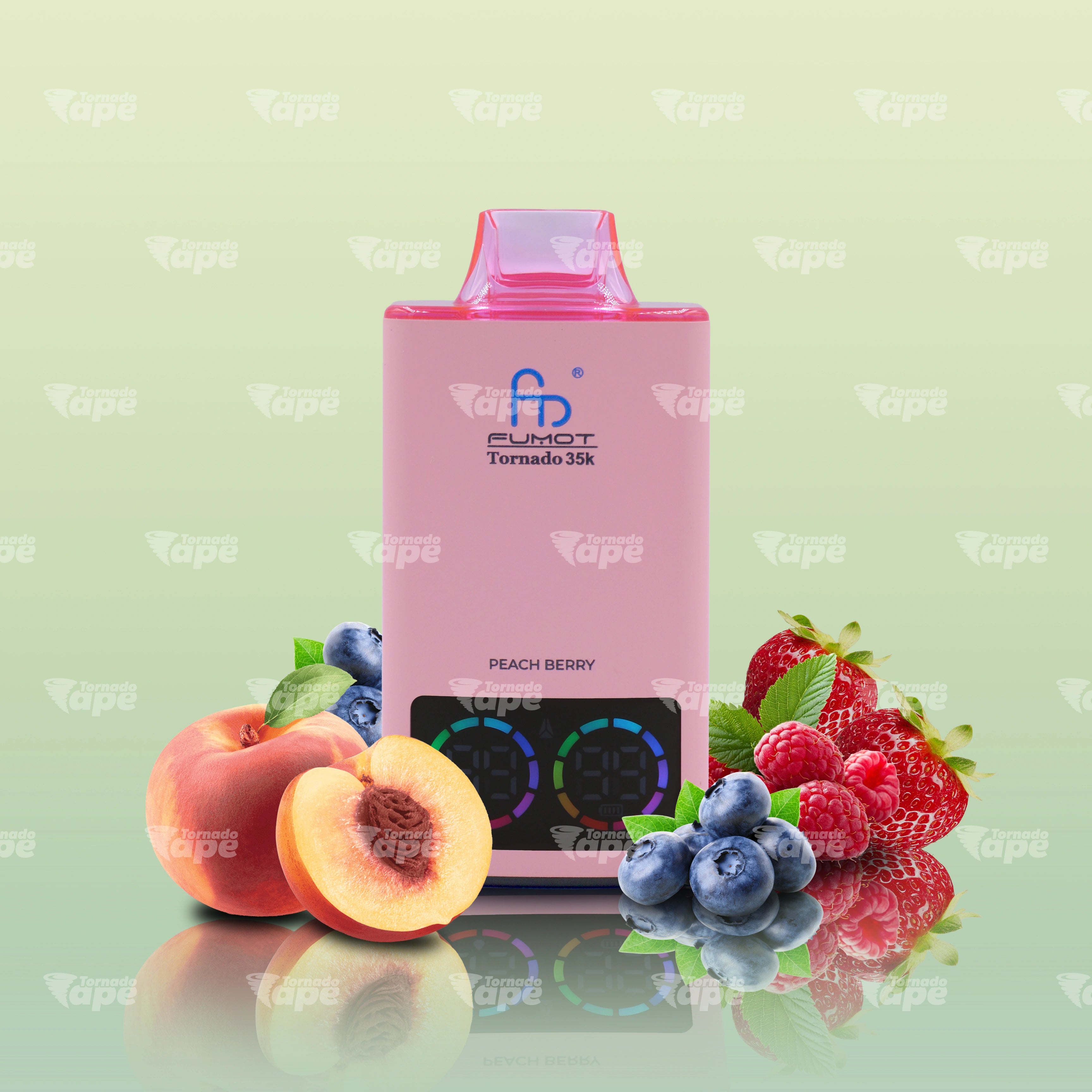 RandM Vape Tornado 35000 Peach Berry Einweg E-Zigarette