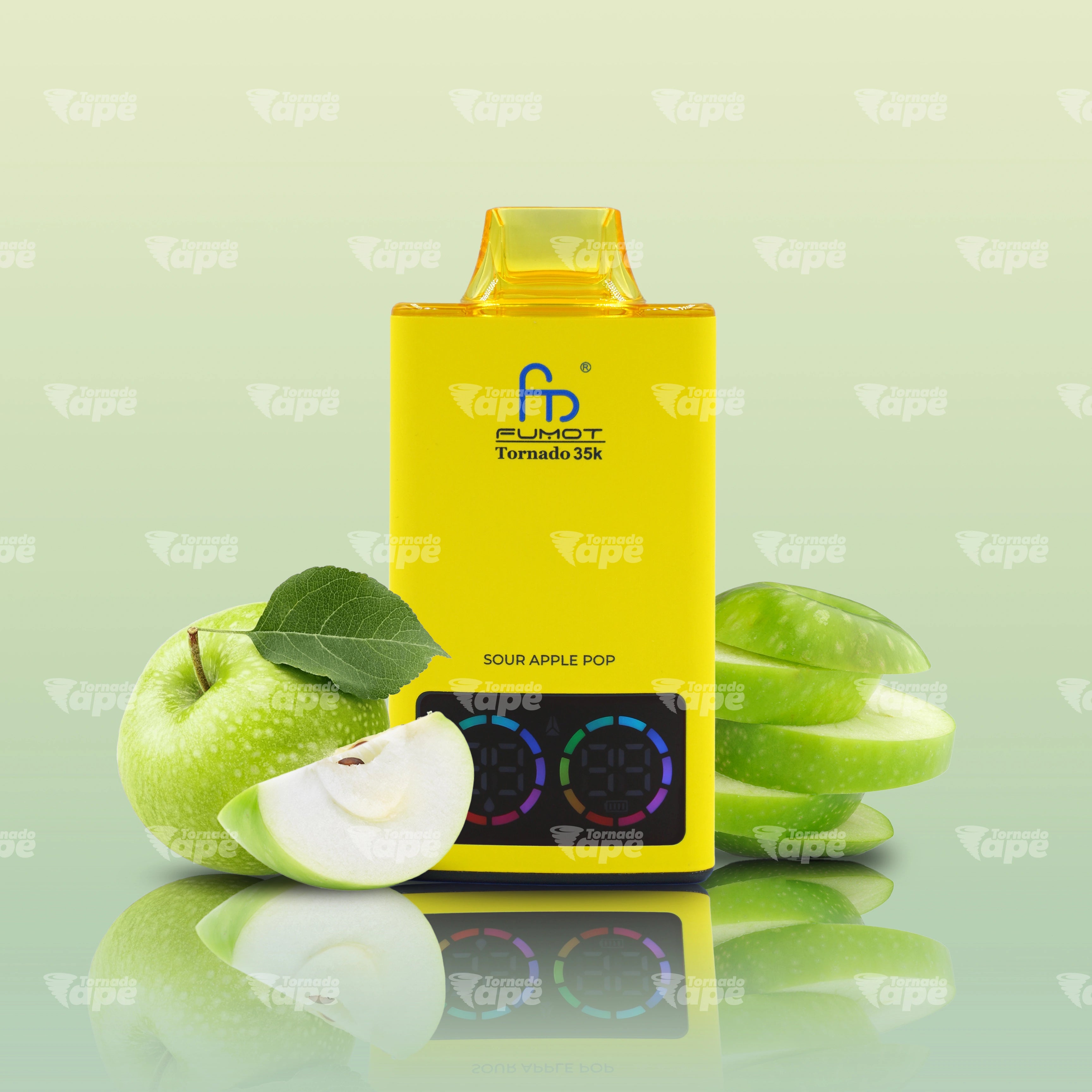 RandM Vape Tornado 35000 Sour Apple Pop Einweg E-Zigarette
