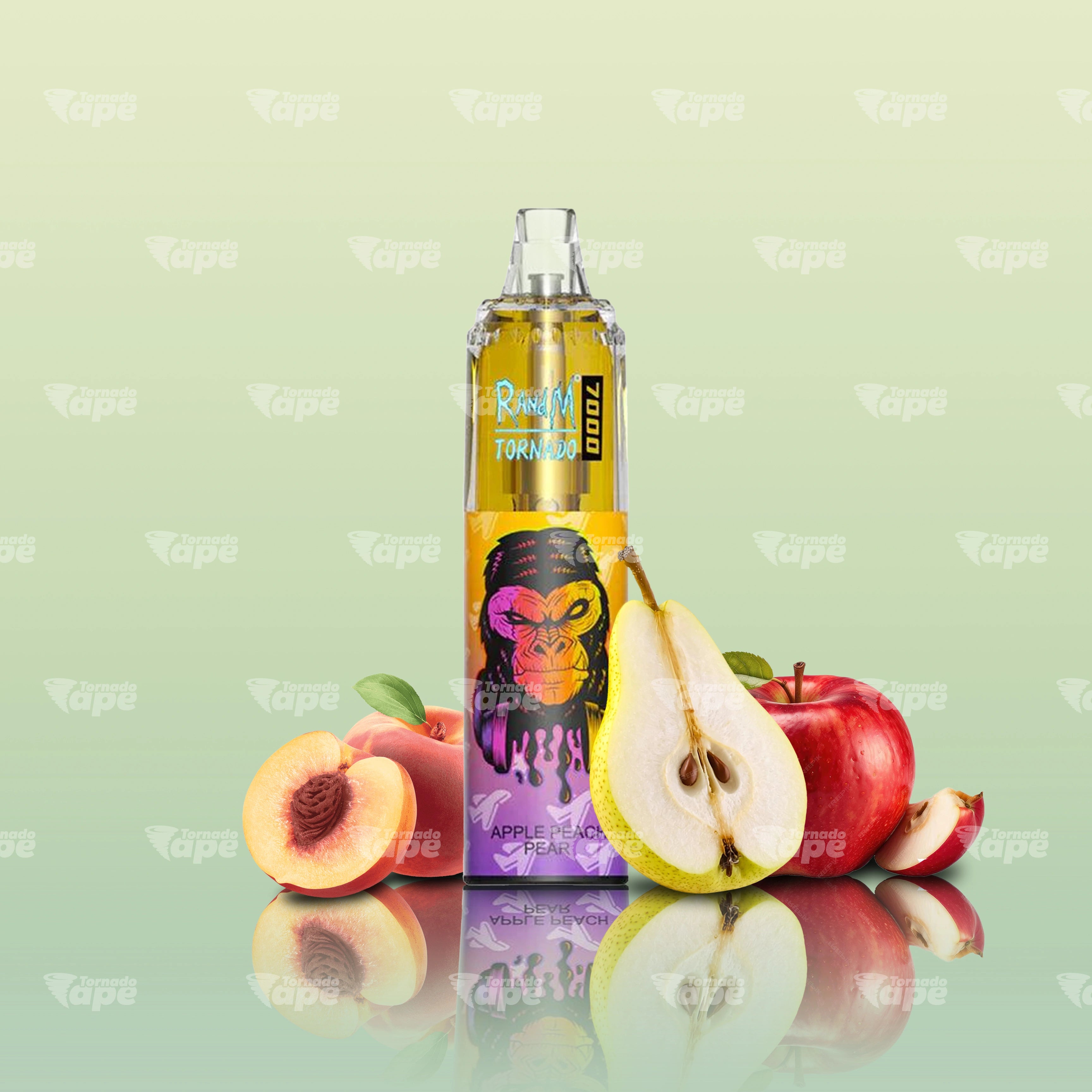 RandM Vape Tornado 7000 Apple Peach Pear Einweg E-Zigarette