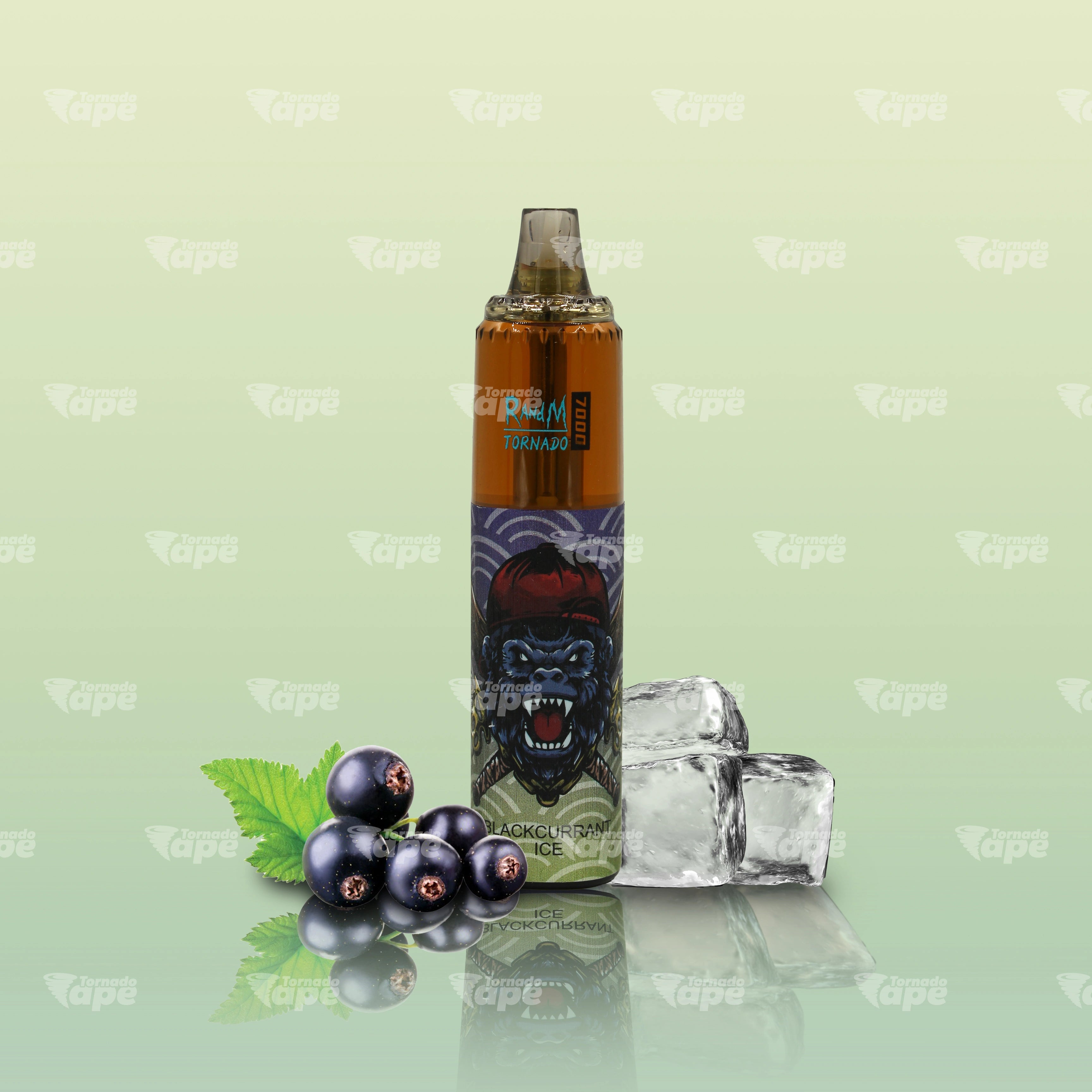 RandM Vape Tornado 7000 Blackcurrant Ice Einweg E-Zigarette