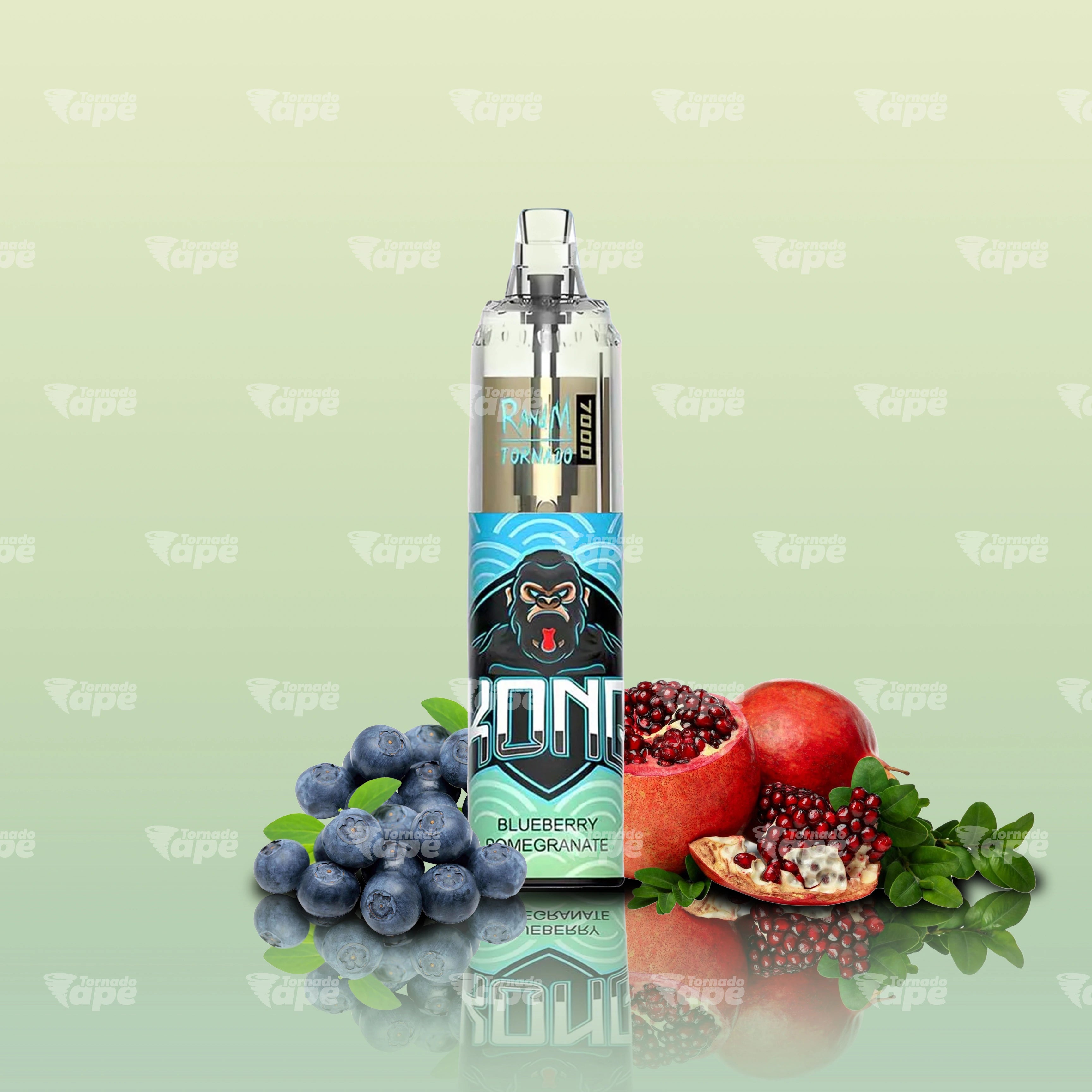 RandM Vape Tornado 7000 Blueberry Pomegranate Einweg E-Zigarette