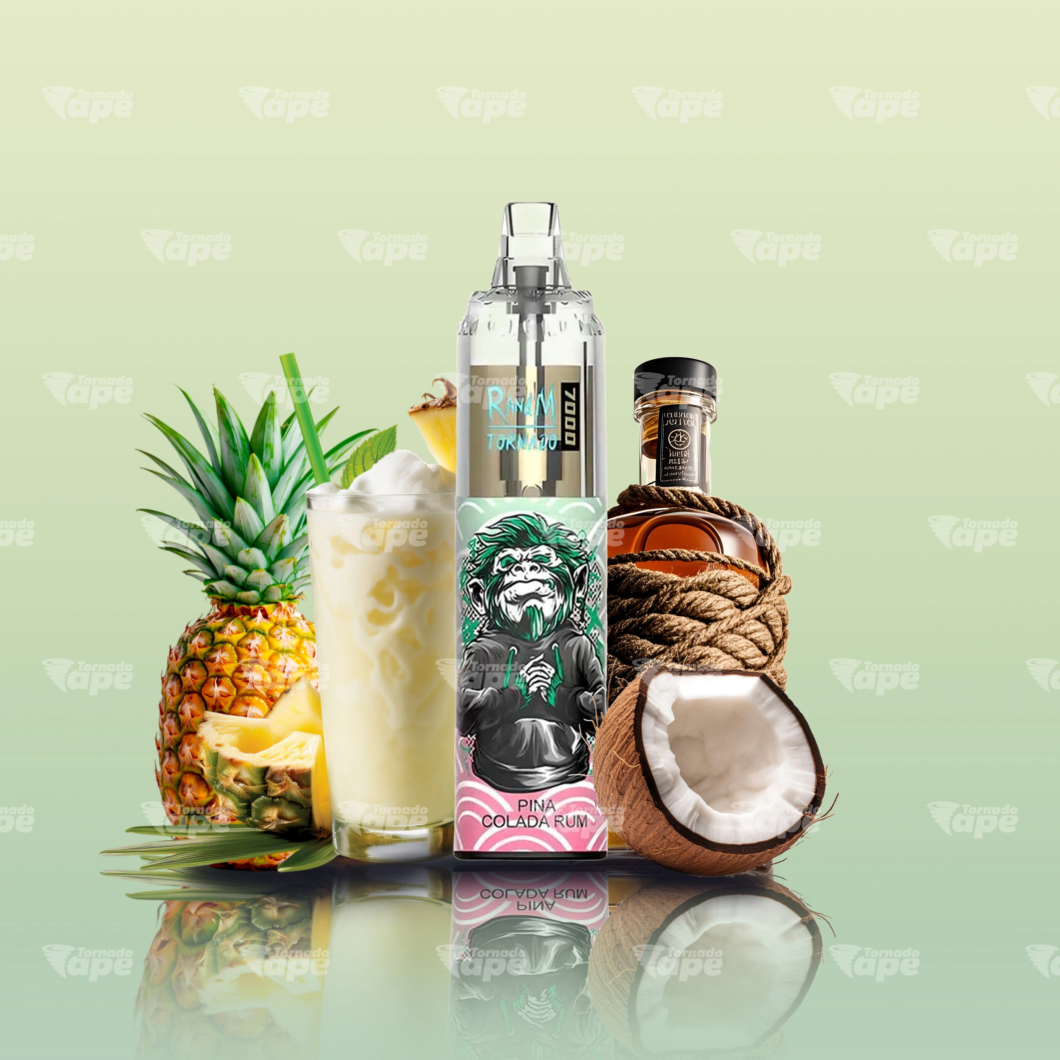 RandM Vape Tornado 7000 Pina Colada Rum Einweg E-Zigarette