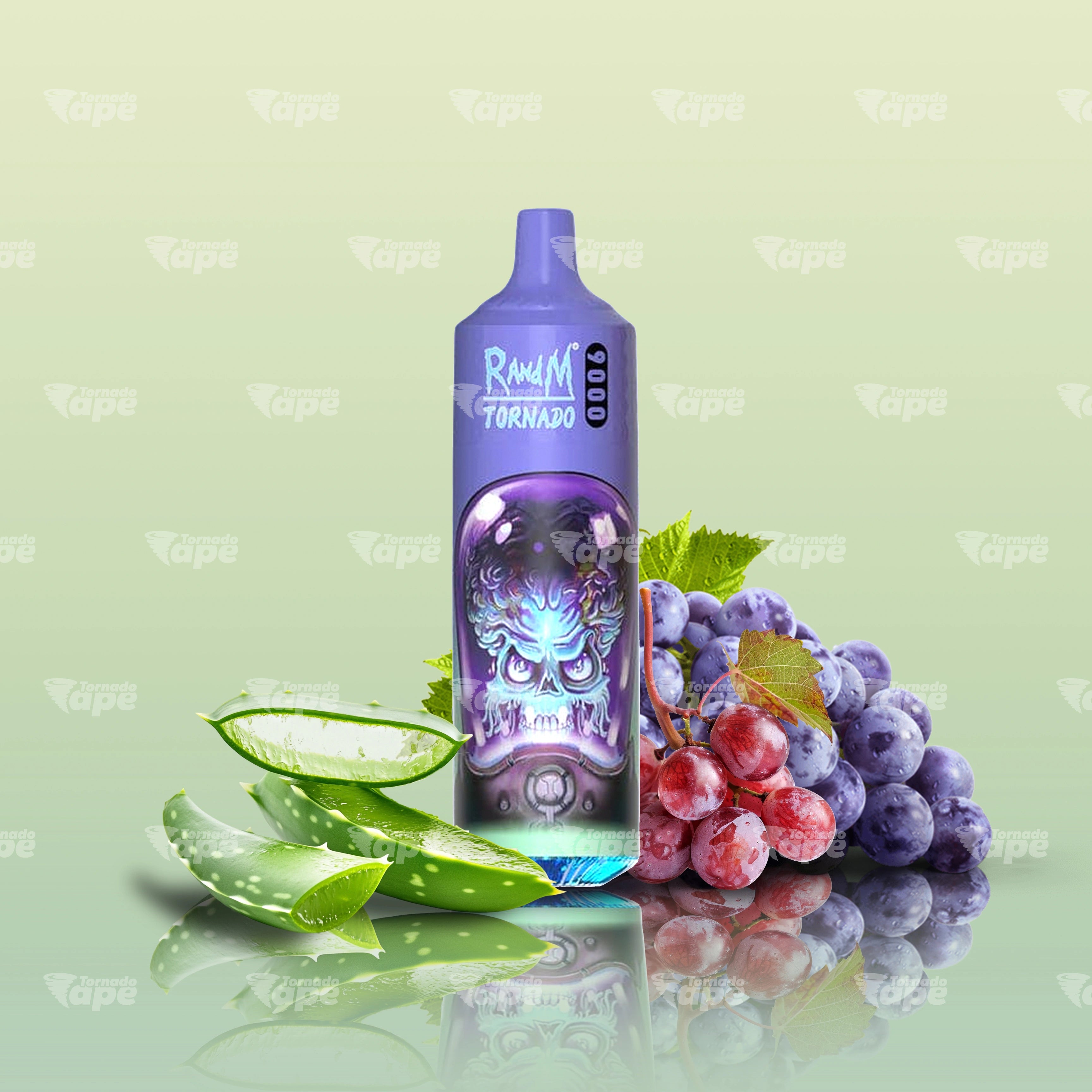RandM Vape Tornado 9000 Aloe Grape Einweg E-Zigarette