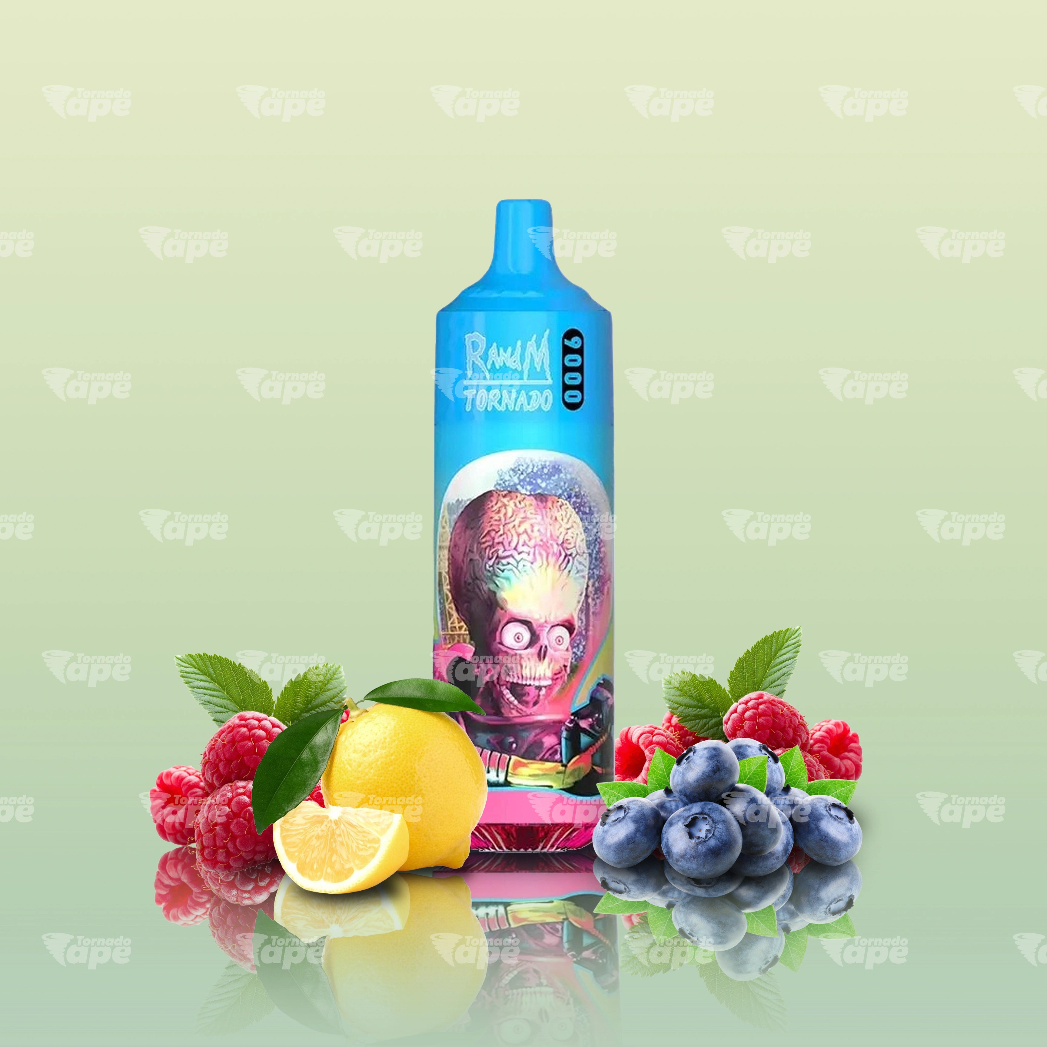 RandM Vape Tornado 9000 Blueberry Sour Raspberry Einweg E-Zigarette