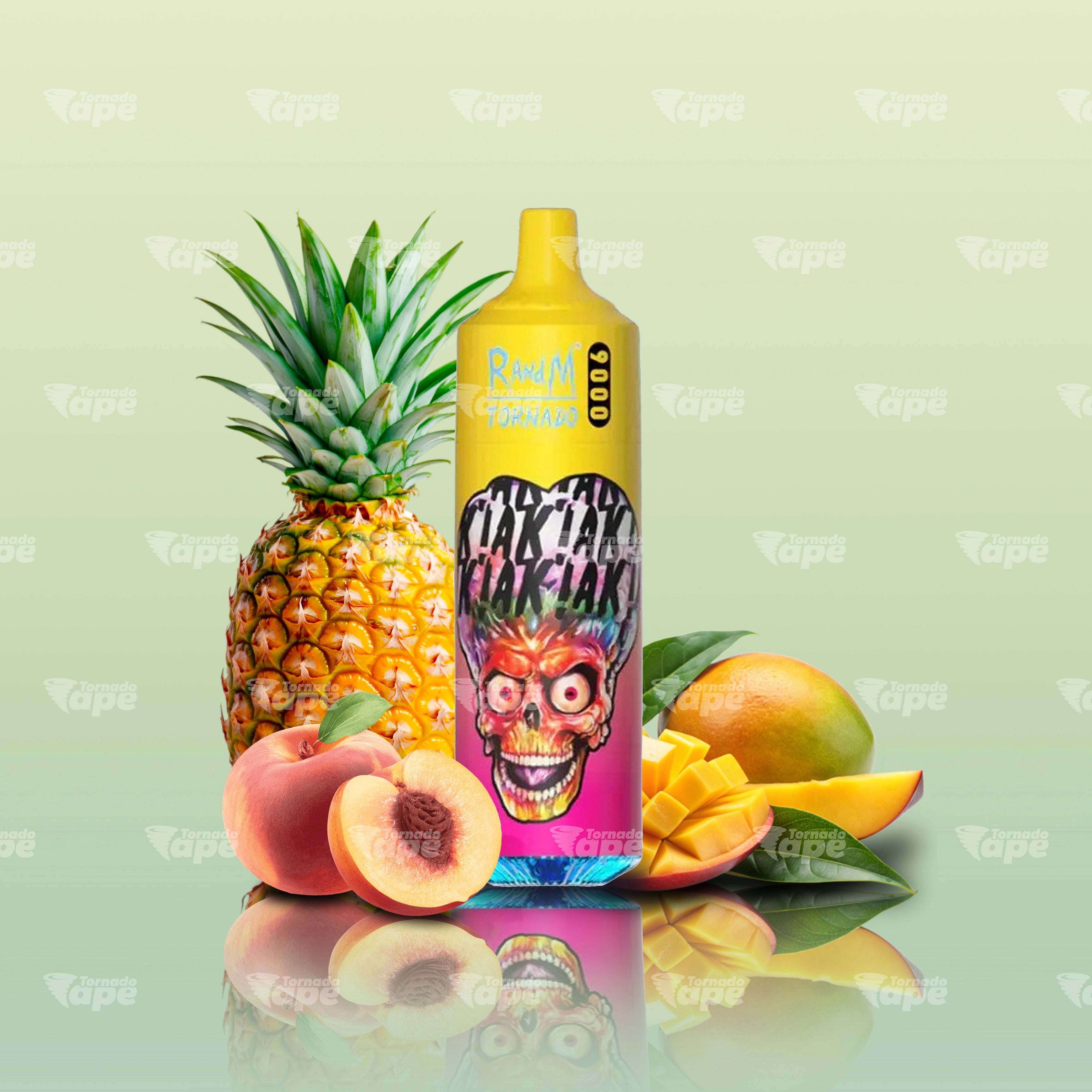 RandM Vape Tornado 9000 Peachy Mango Pineapple Einweg E-Zigarette