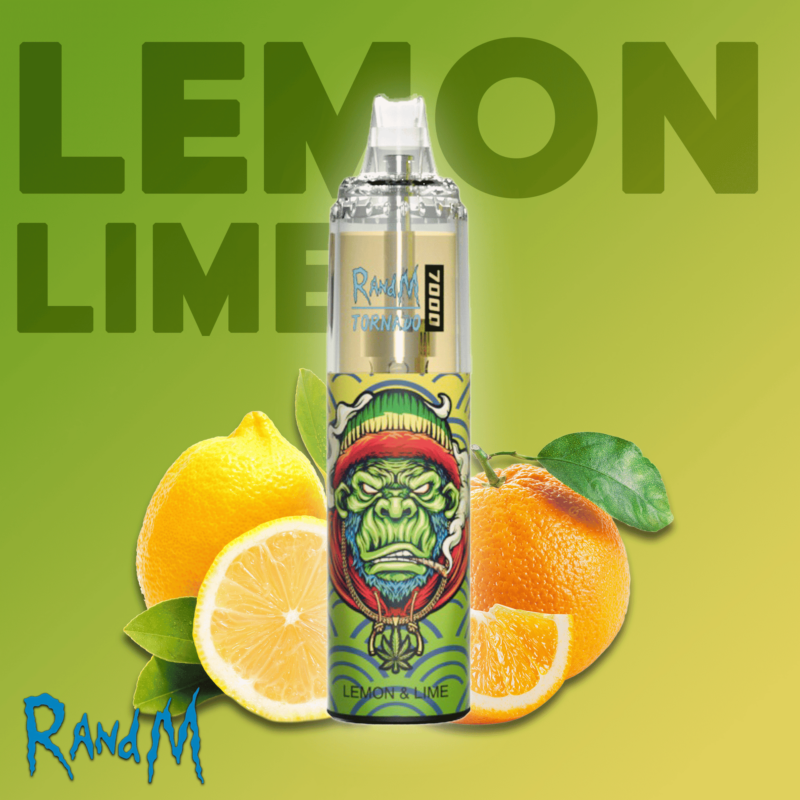 RandM Tornado 7000 Lemon Lime Vape - randm tornado Vape